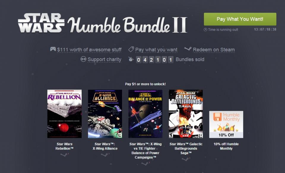 Humble Bundle je u znaku Star Warsa