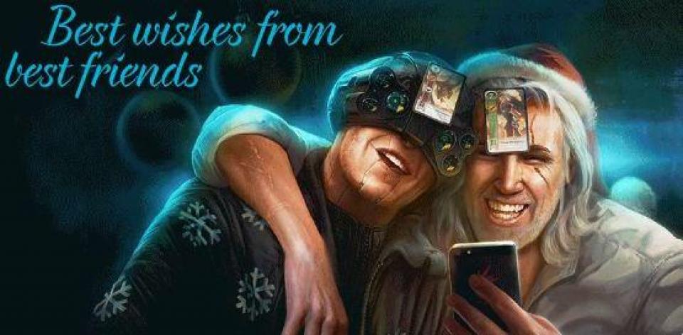 Cyberpunk 2077 se pojavio na Witcher 3 Božićnoj čestitki