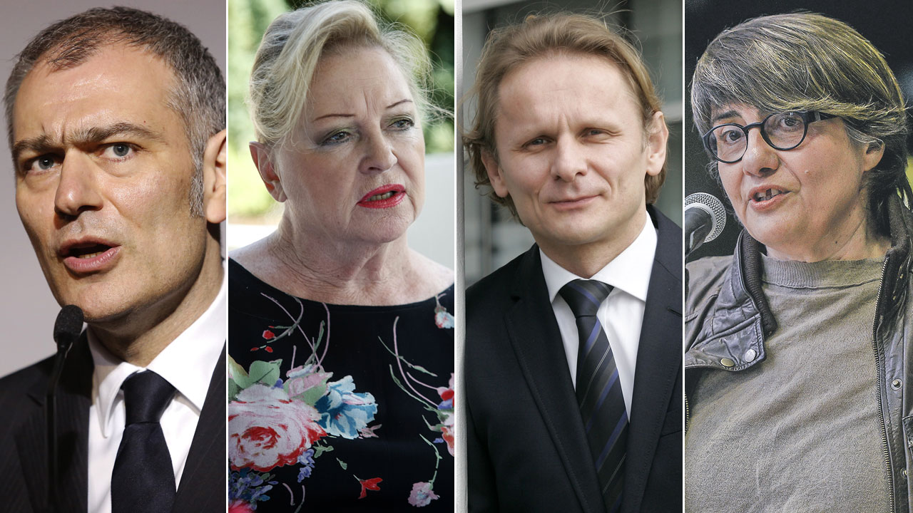 Emil Tedeschi, Gabi Novak, Ivan Đikić, Snježana Tribuson