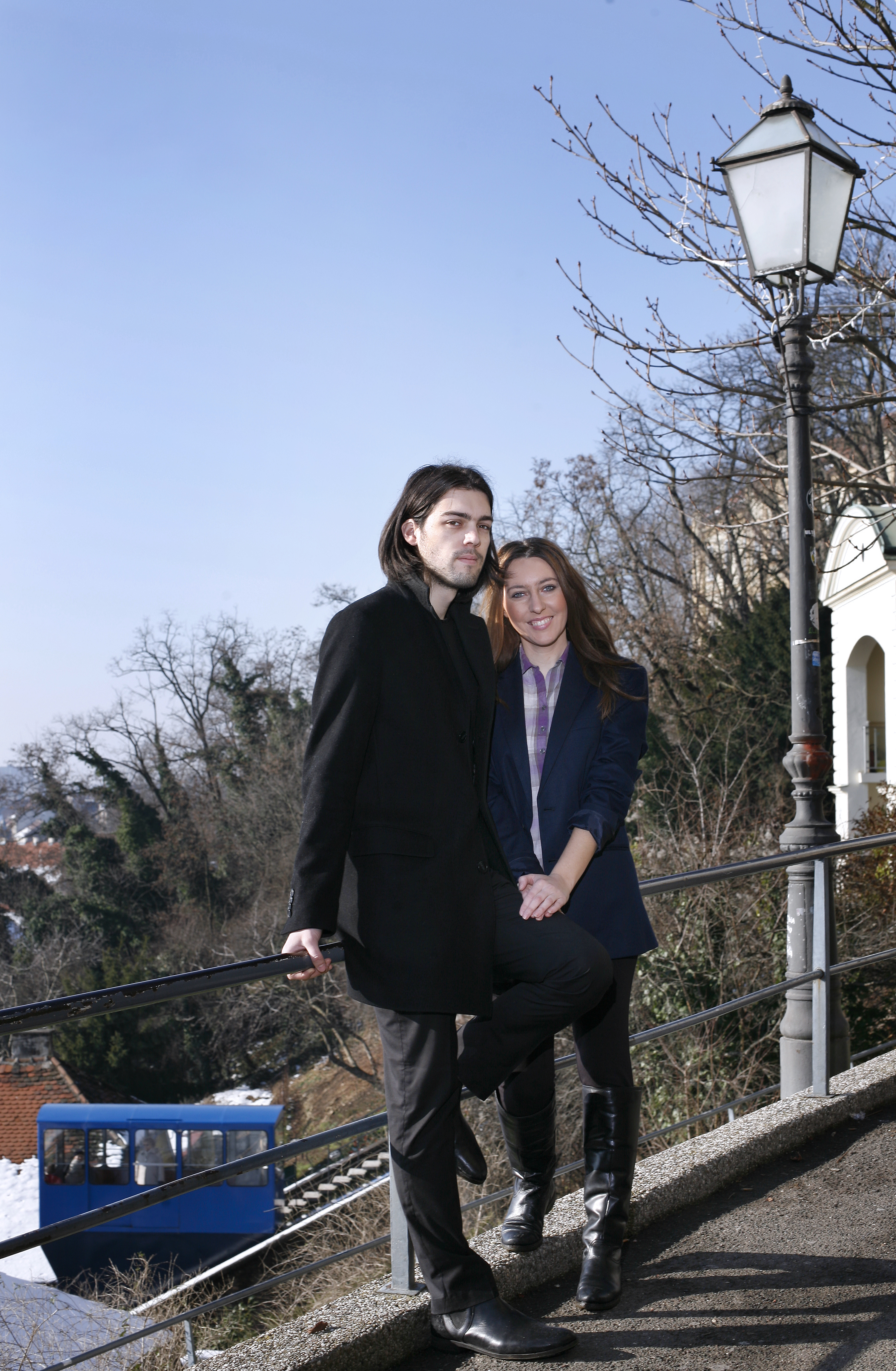 Vilibor Sinčić sa djevojkom Vladimirom Palfi