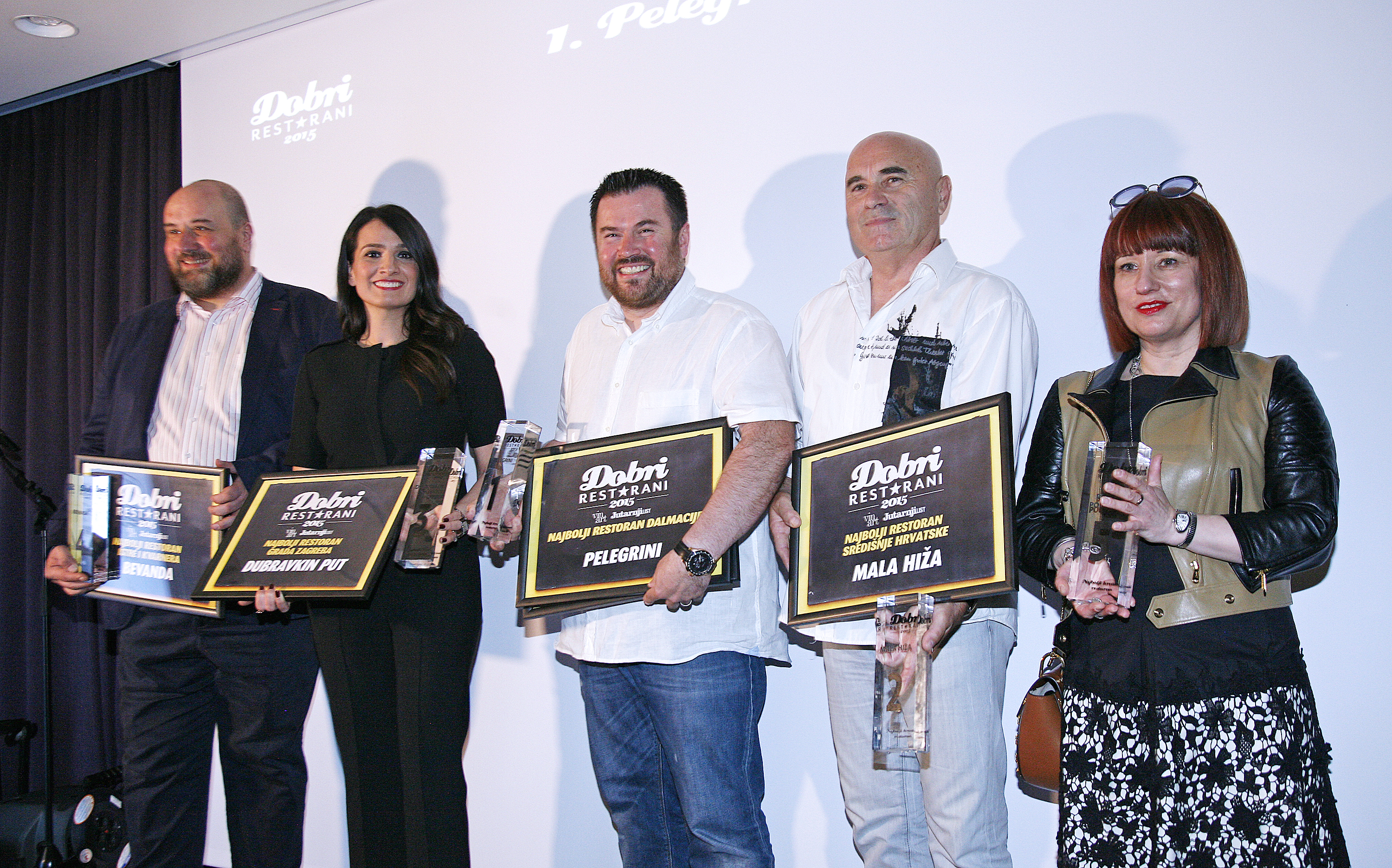 Zagreb, 110515. 
Vukovarska 269.
U hotelu Double Tree Hilton veceras su dodjeljene nagrade najboljim restoranima u 2015 godini. 
Foto: Biljana Gaurina / CROPIX