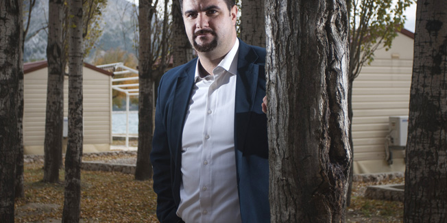 Omis, 111114.Stjepan Pezo, direktor kampa Galeb gdje ce se sljedece ljeto odrzavati Ultra Europe festival.Foto: Ante Cizmic / CROPIX