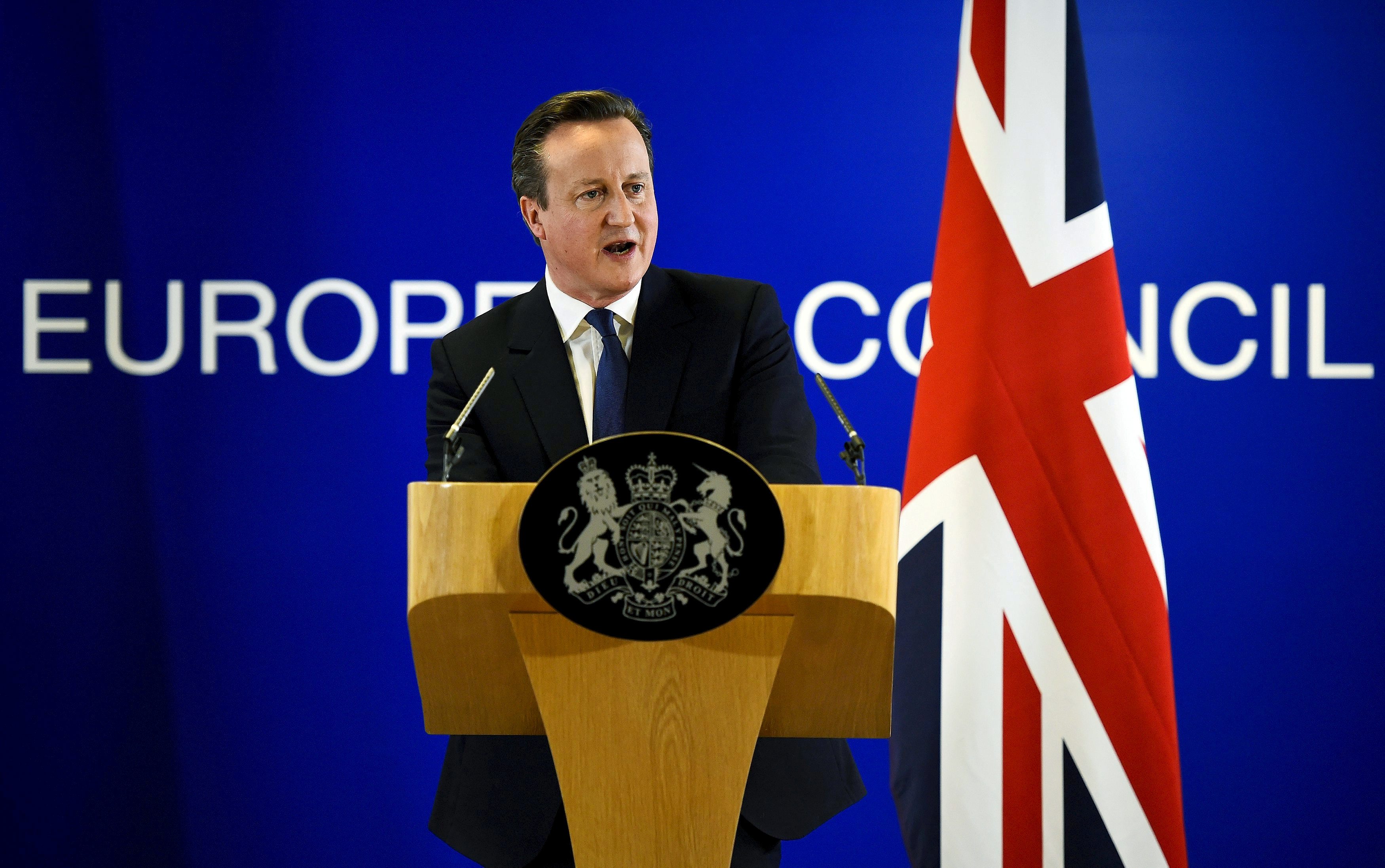 Britanski premijer David Cameron  