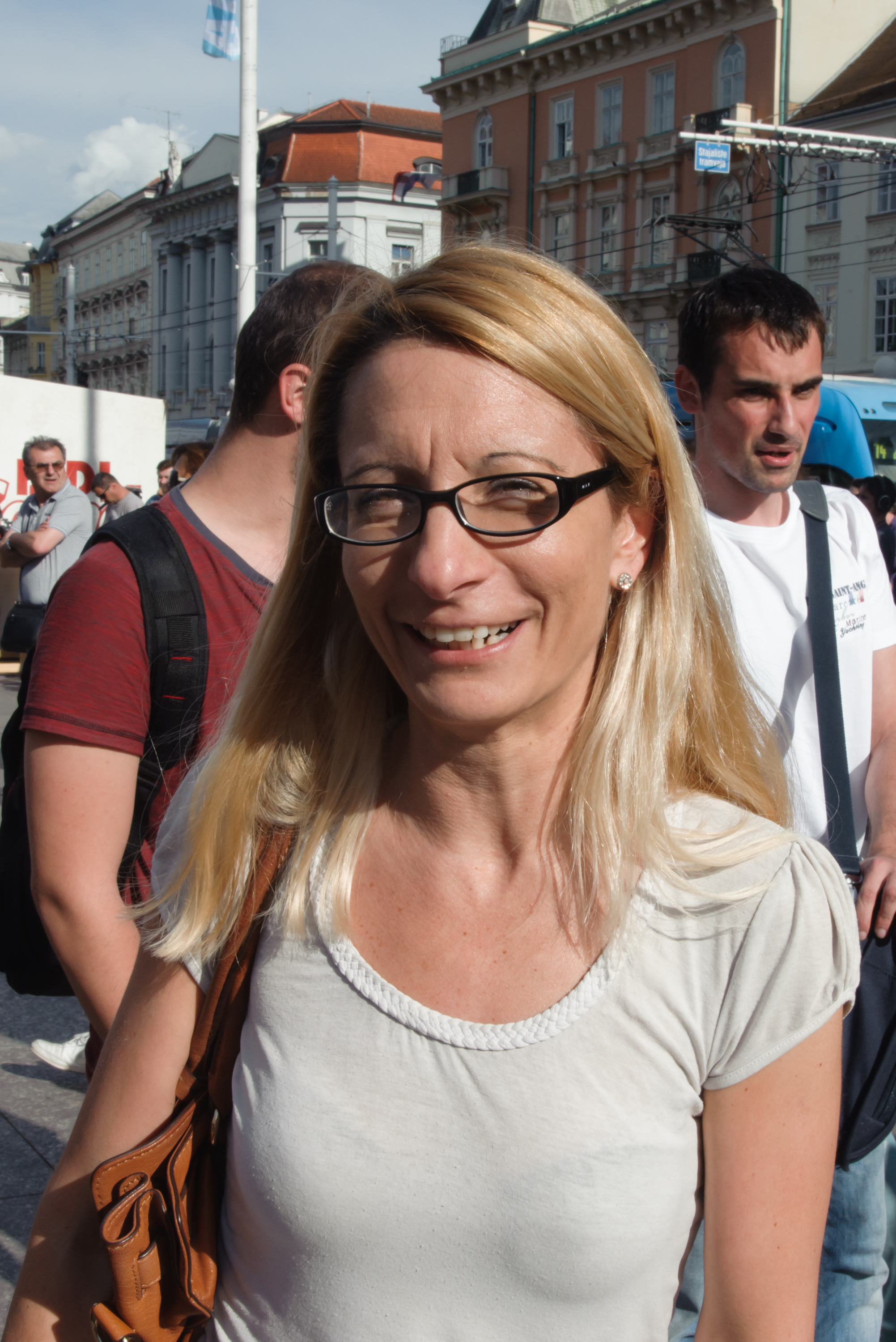 Irena Bosnić (37), marketinška stručnjakinja: Došla sam dati podršku zahtjevu za promjene, za bolje sutra. Stvari se u ovom društvu trebaju mijenjati i vjerujem da je ovo početak. 