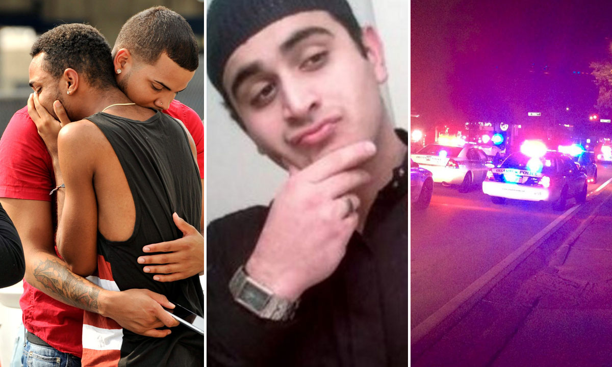 u sredini: Omar Mateen