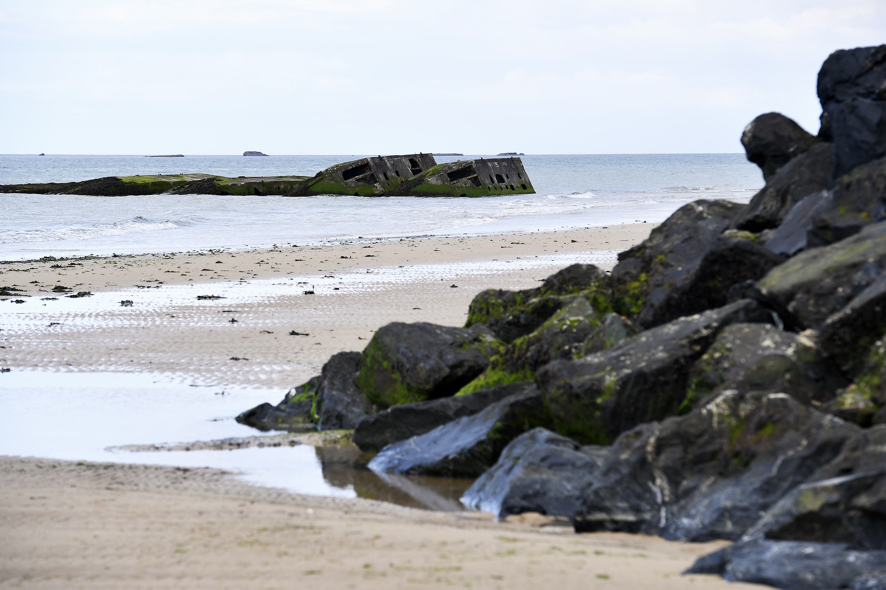 Plaža Gold, jedna od pet plaža na koje su se saveznici iskrcavali