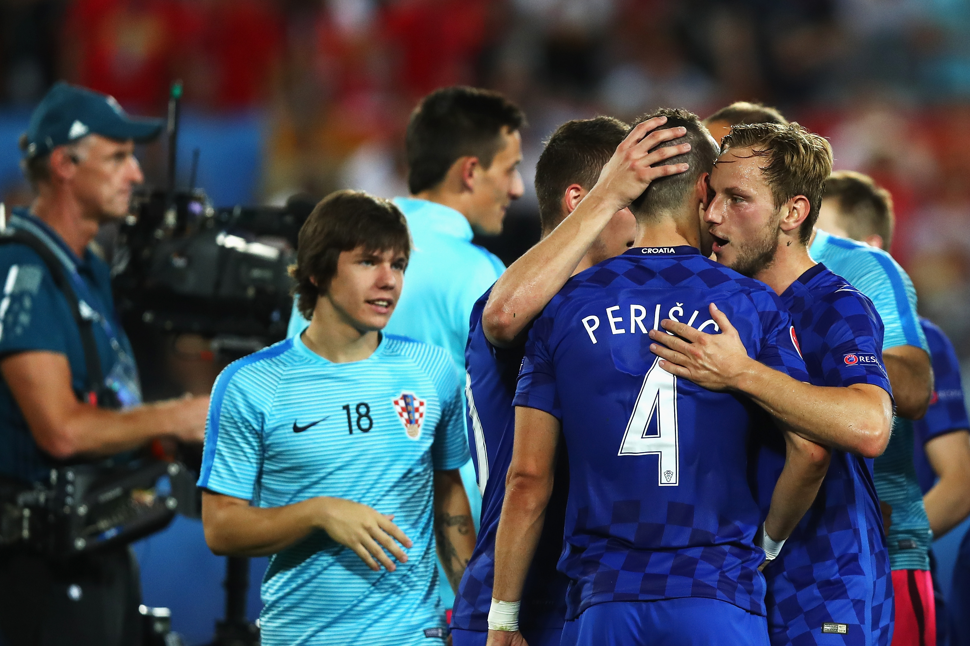 Ante Ćorić, Ivan Perišić i Ivan Rakitić