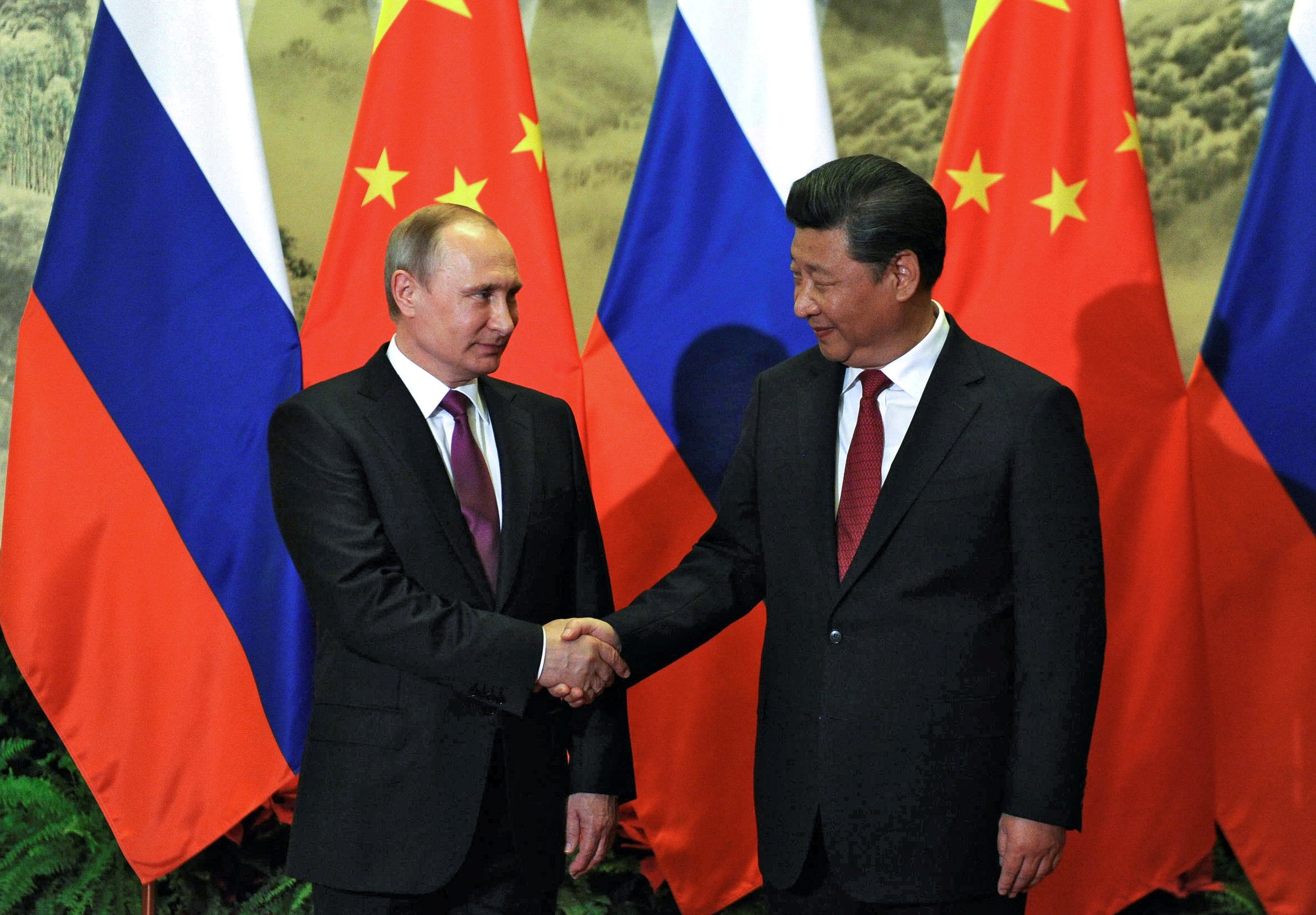 Vladimir Putin i Xi Jinping 