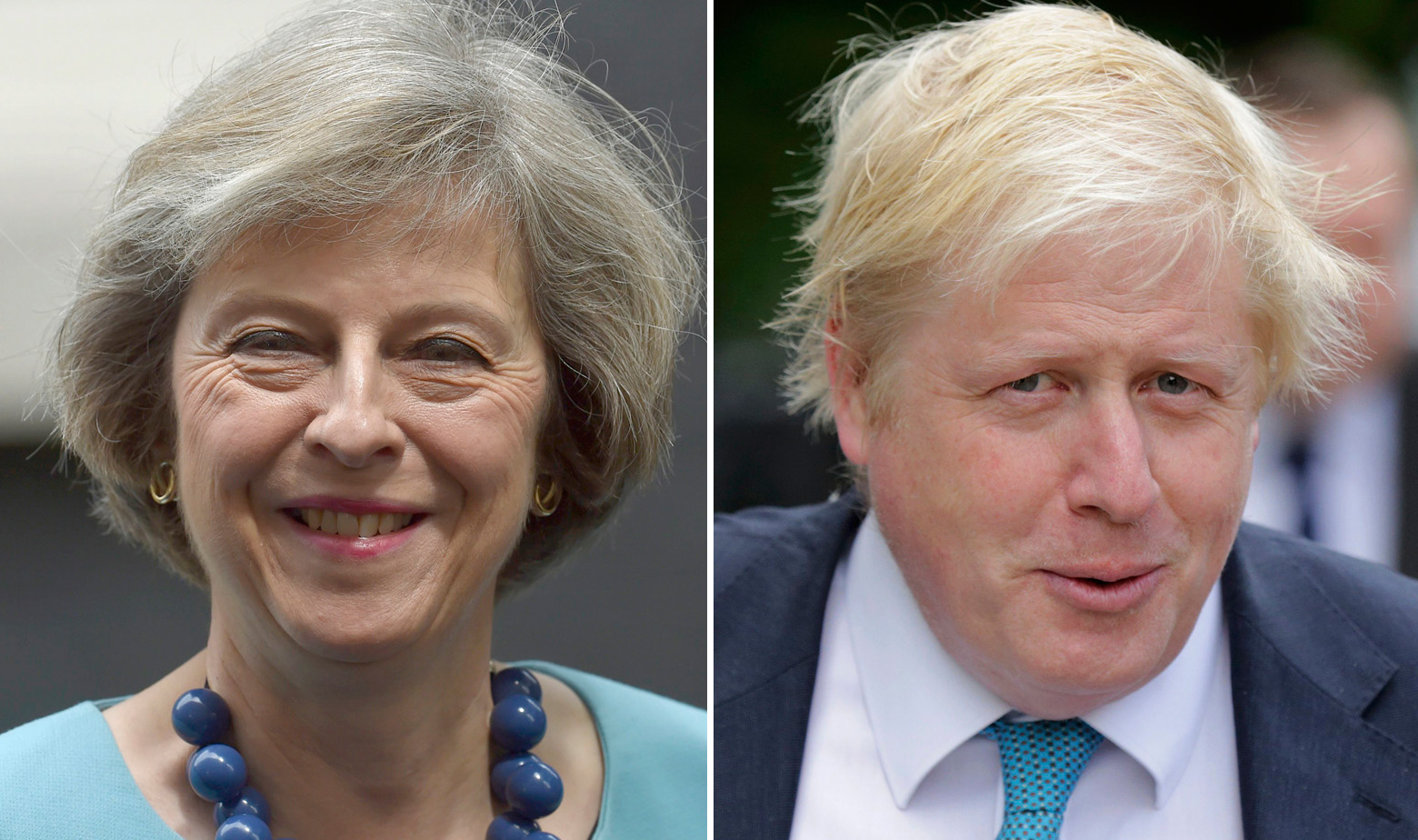 Theresa May i Boris Johnson