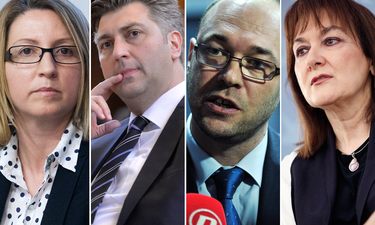Ivana Maletić, Andrej Plenković, Davor Stier i Dubravka Šuica