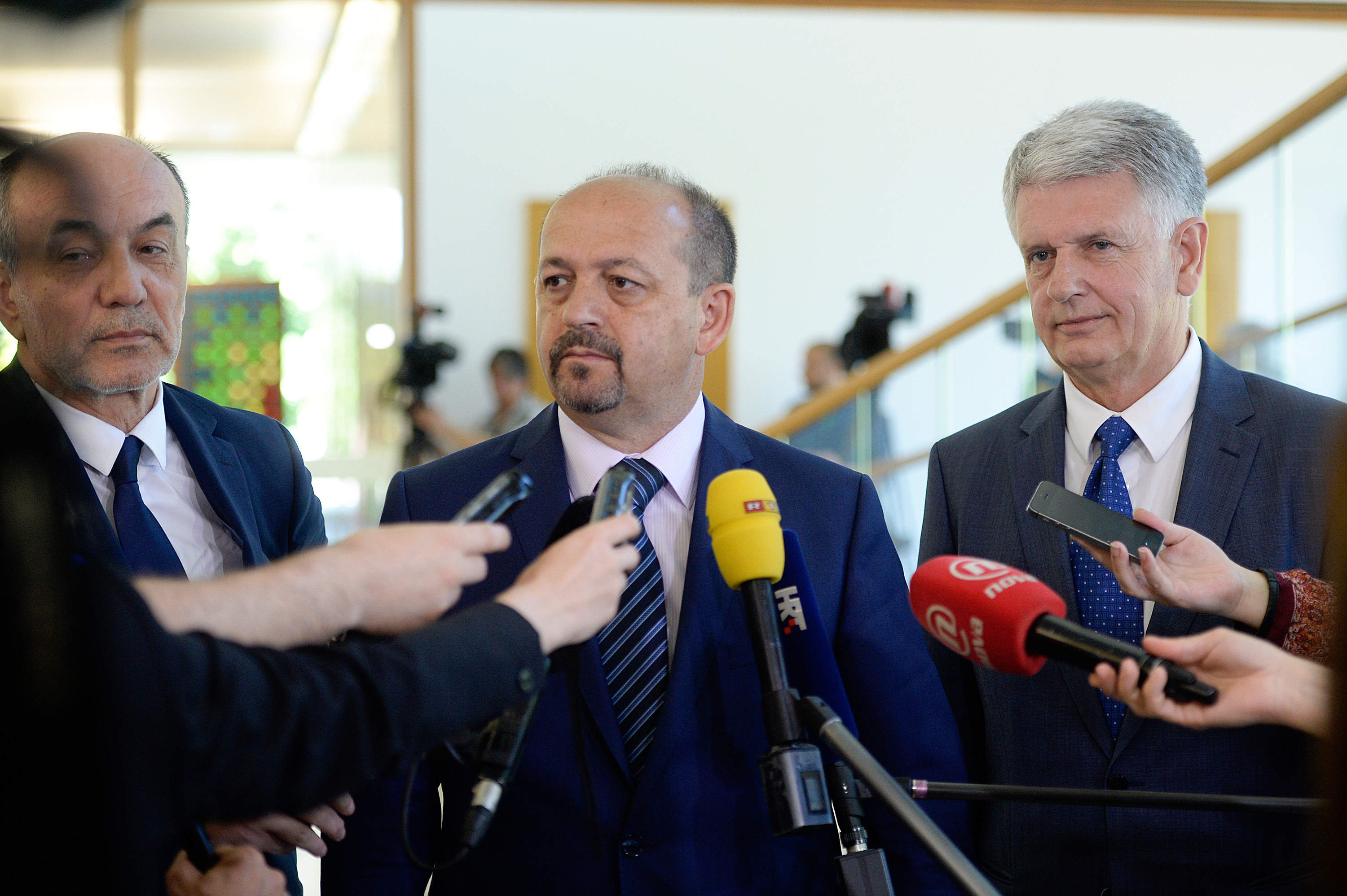 Jure Martinović, Ivan Lovrinović i Ivica Mišić
