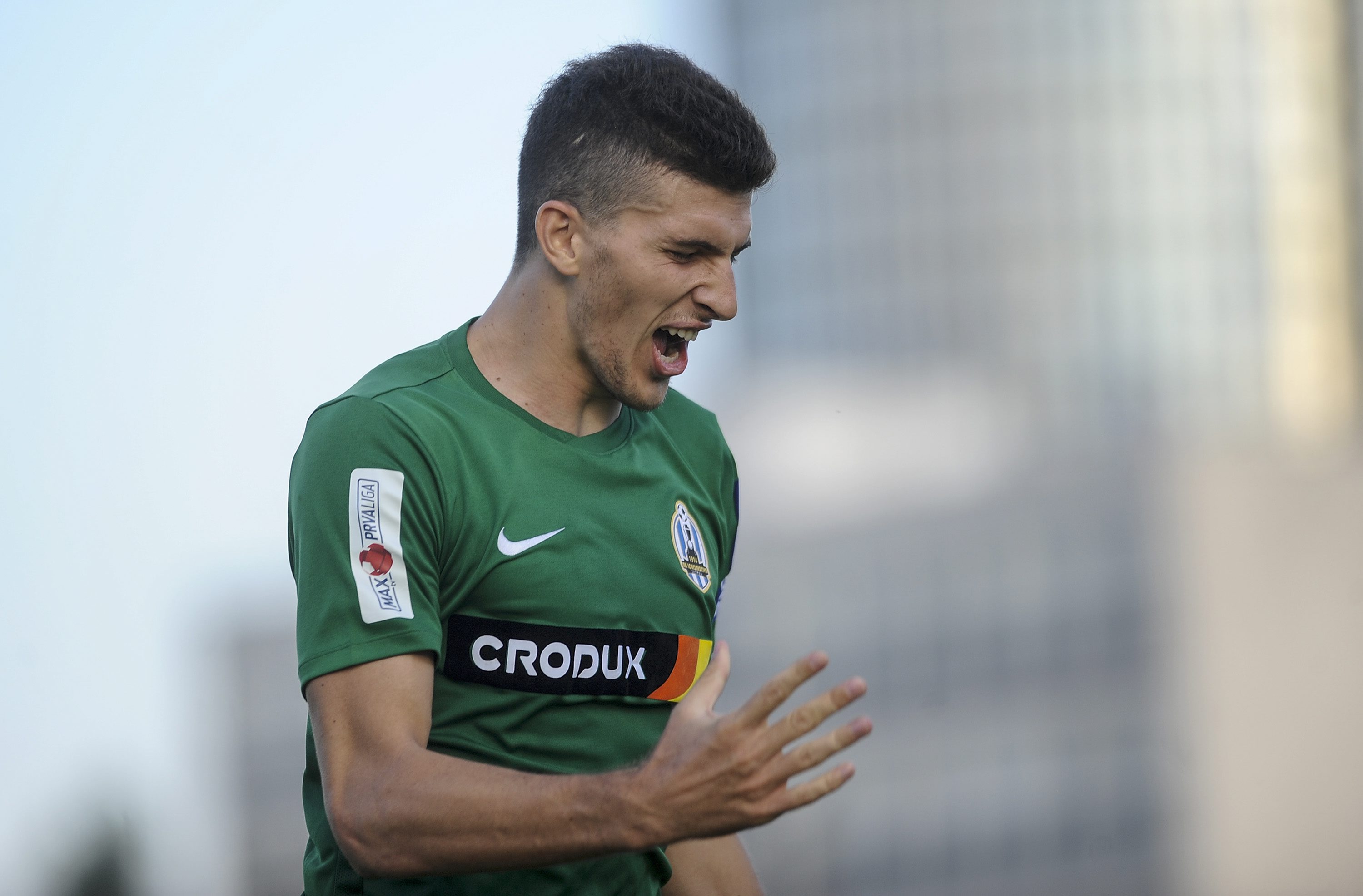 Mirko Marić slavi gol RoPS-u
