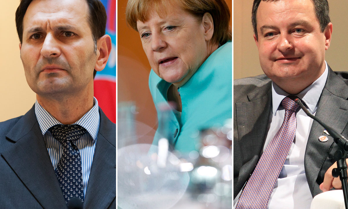 Miro Kovač, Angela Merkel i Ivica Dačić