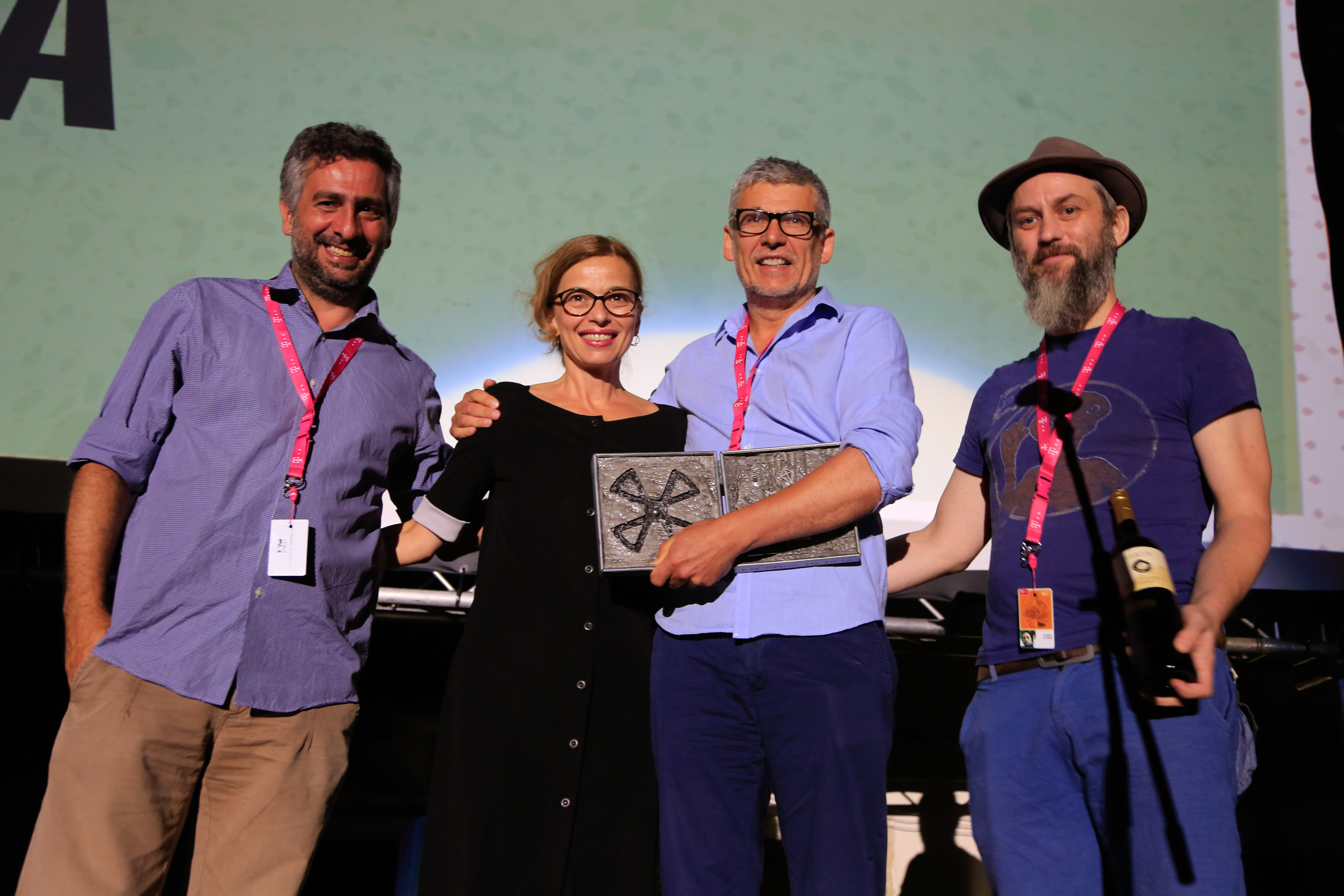 Na fotografiji: Paddy Breathnach nagrada Propeler Motovuna za film 'Viva'