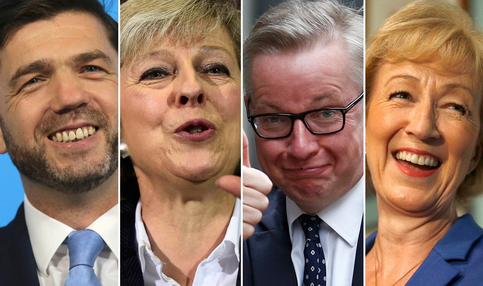 Stephen Crabb, Theresa May, Michael Gove, Andrea Leadsom