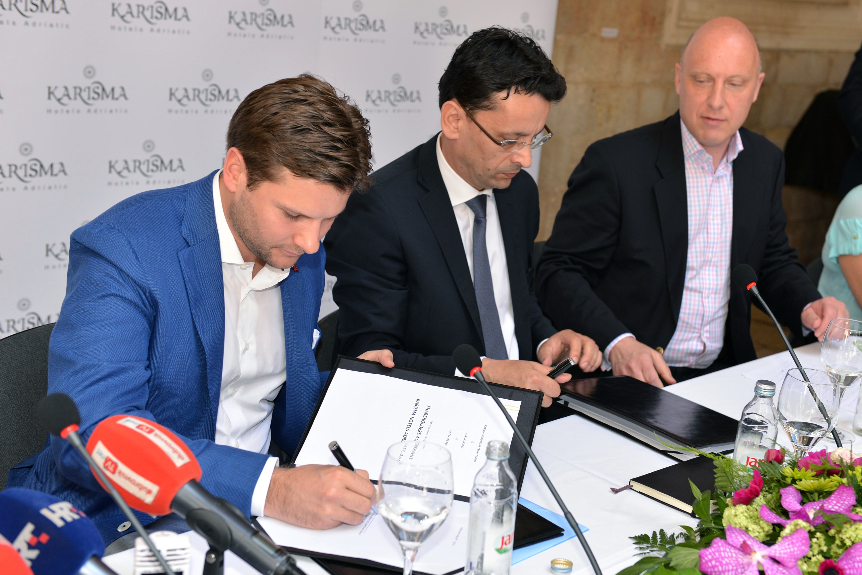 Potpisivanje ugovora o strateškom partnerstvu: TUI Travel, Karisma Hotels Adriatic i Agrokor  