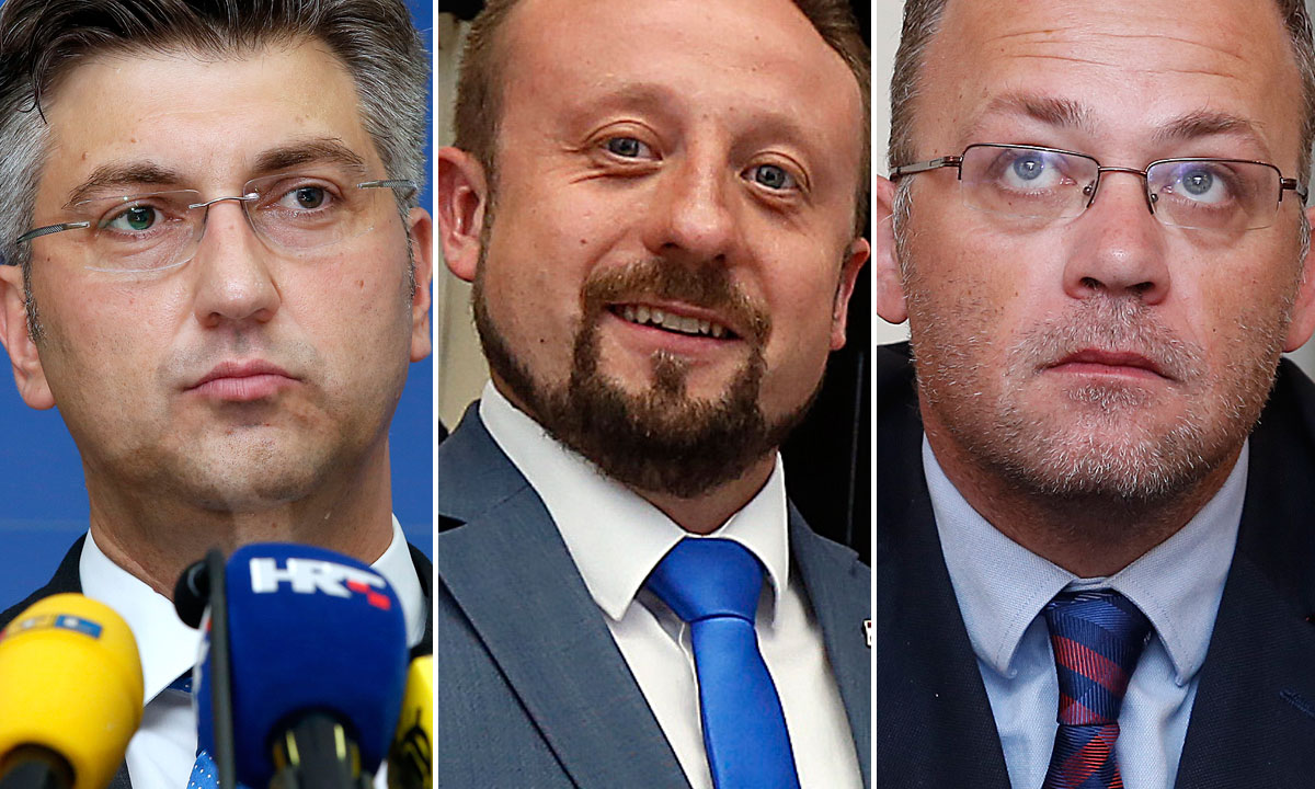 Andrej Plenković, Ivan tepeš i Zlatko Hasanbegović