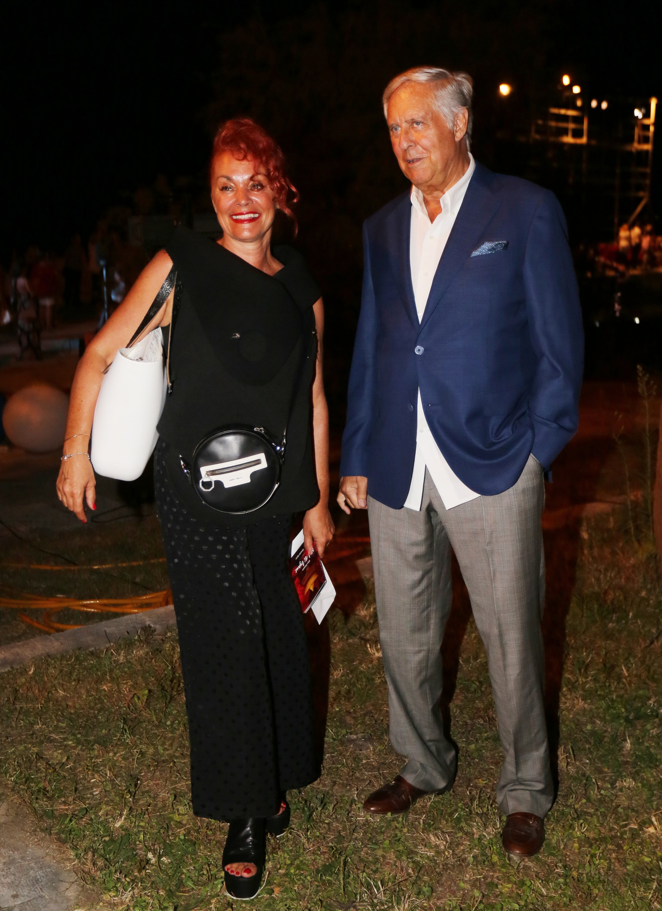 Premijera predstave Mletački trgovac u sklopu Splitskog ljeta održana na improviziranoj bini u moru. Na fotografiji: Anja Šovagović Despot i Josip Radeljak