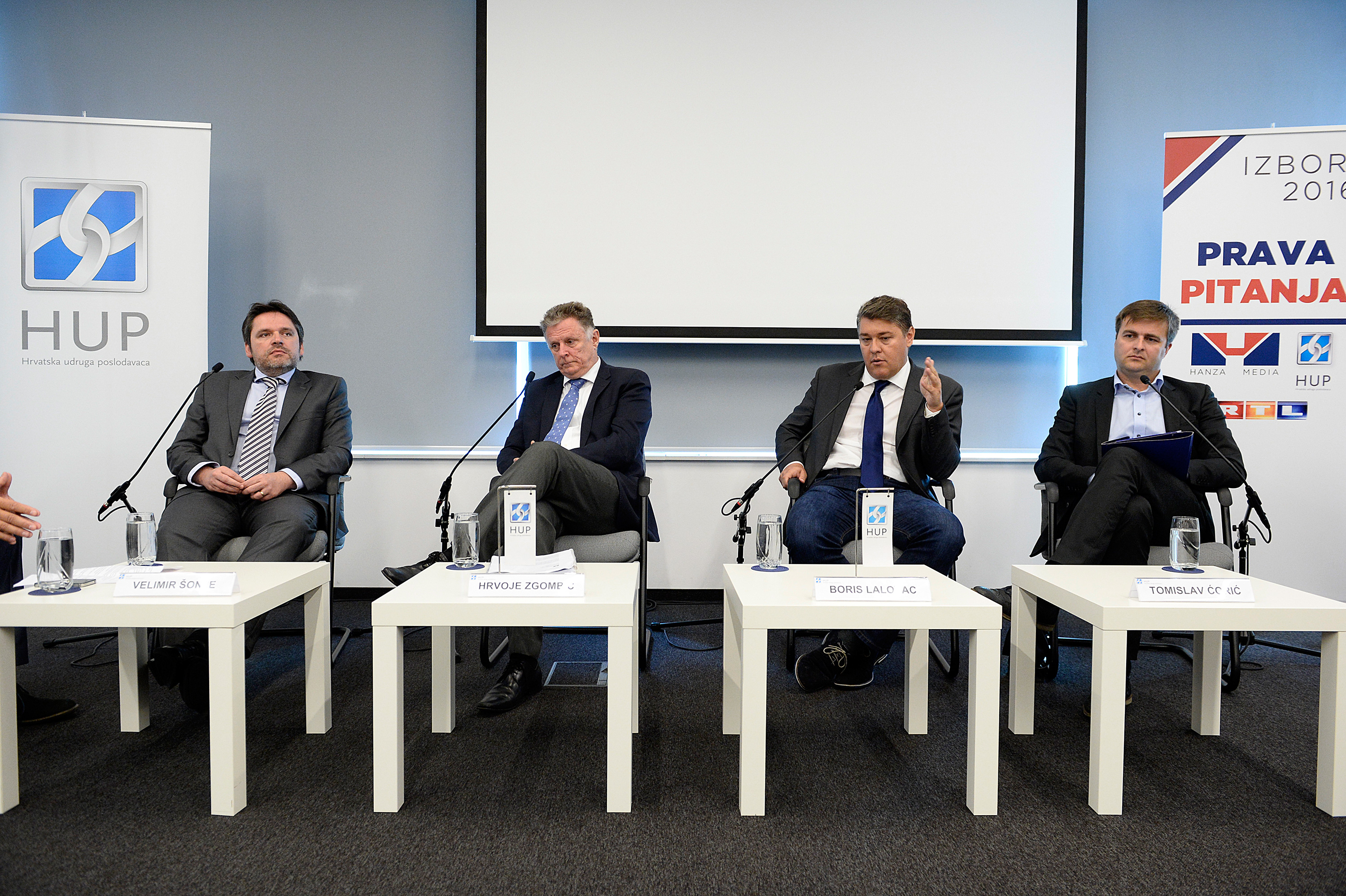Velimir Šonje, Hrvoje Zgombić, Boris Lalovac, Tomislav Ćorić