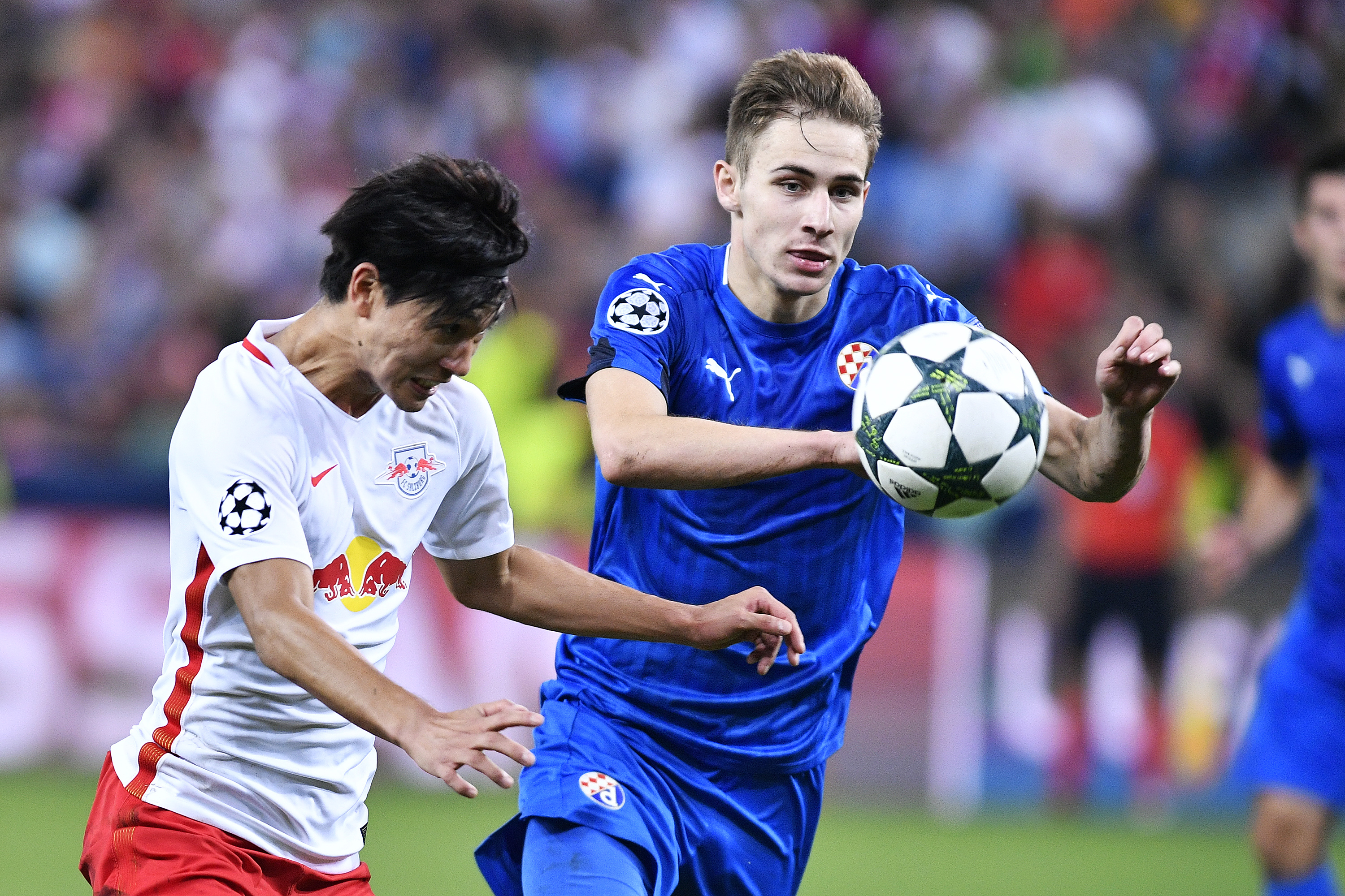 Marko Rog i Takumi Minamino.