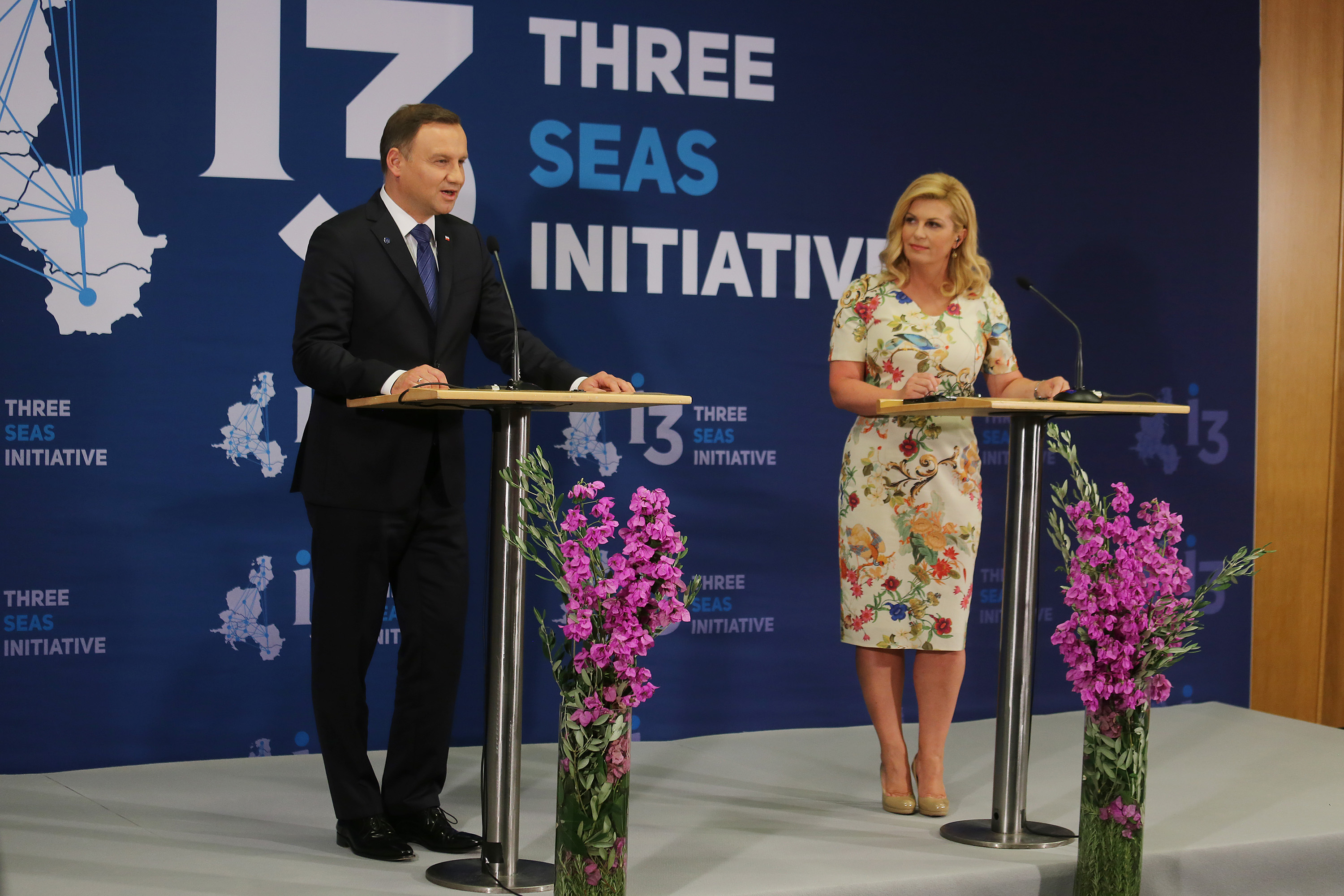 Na slici: predsjednica RH Kolinda Grabar Kitarović i predsjednik Republike Poljske Andrzej Duda