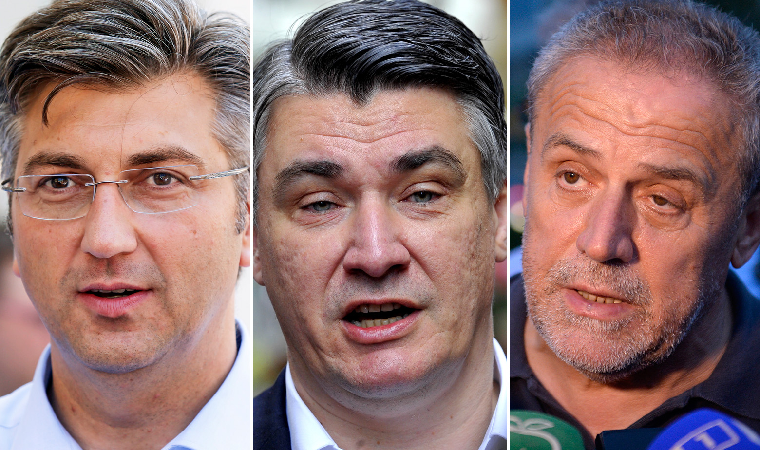 Milanović, Plenković, Bandić