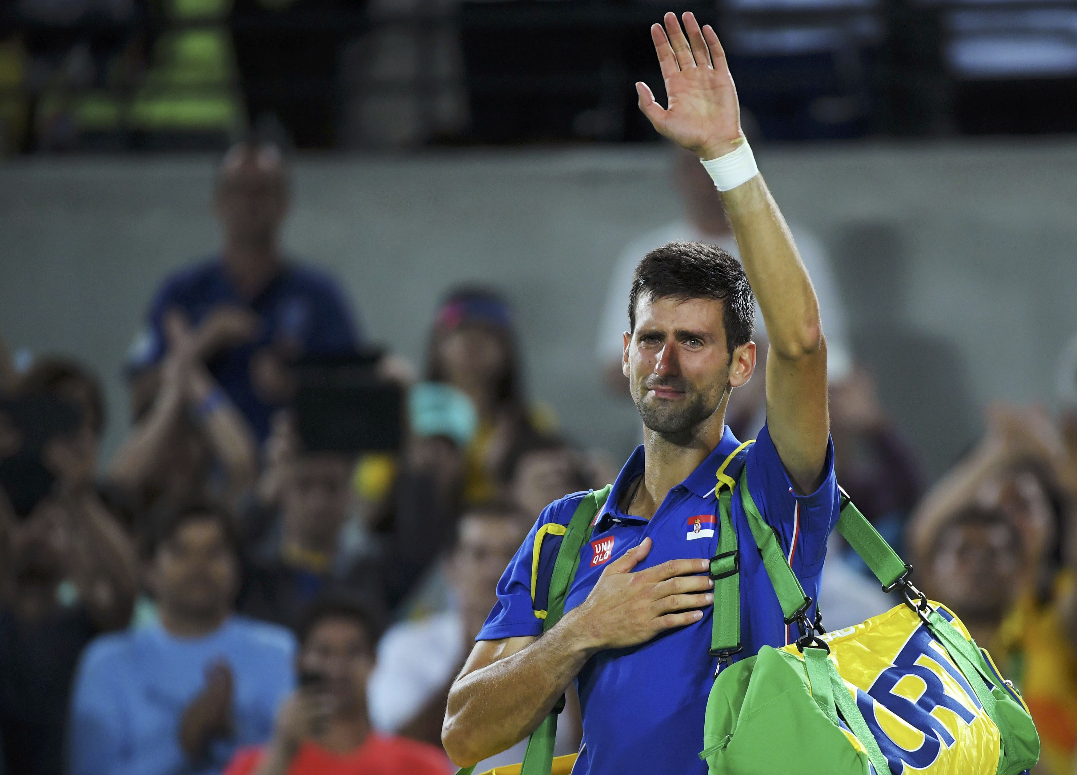 Novak Đoković u suzama nakon ispadanja u 1. kolu olimpijskog turnira