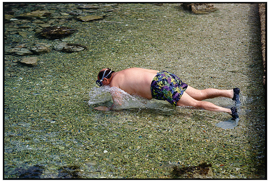 Posavčeva fotografija Mate Granića snimljena 1996. u Baškoj Vodi
