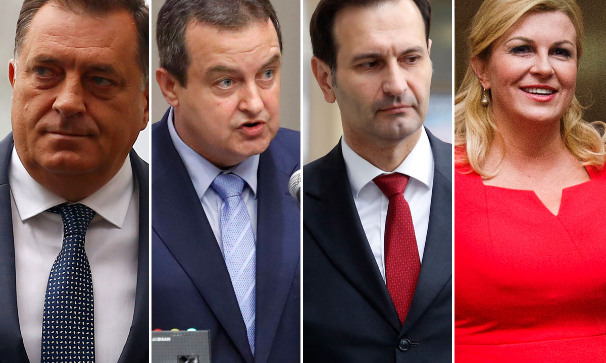 Milorad Dodik, Ivica Dačić, Miro Kovač i Kolinda Grabar-Kitarović
