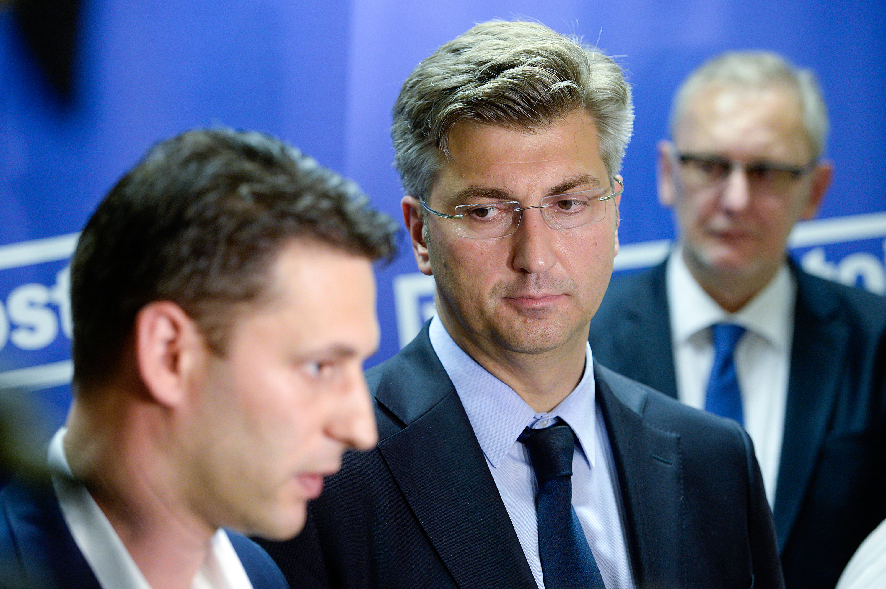 Božo Petrov i Andrej Plenković