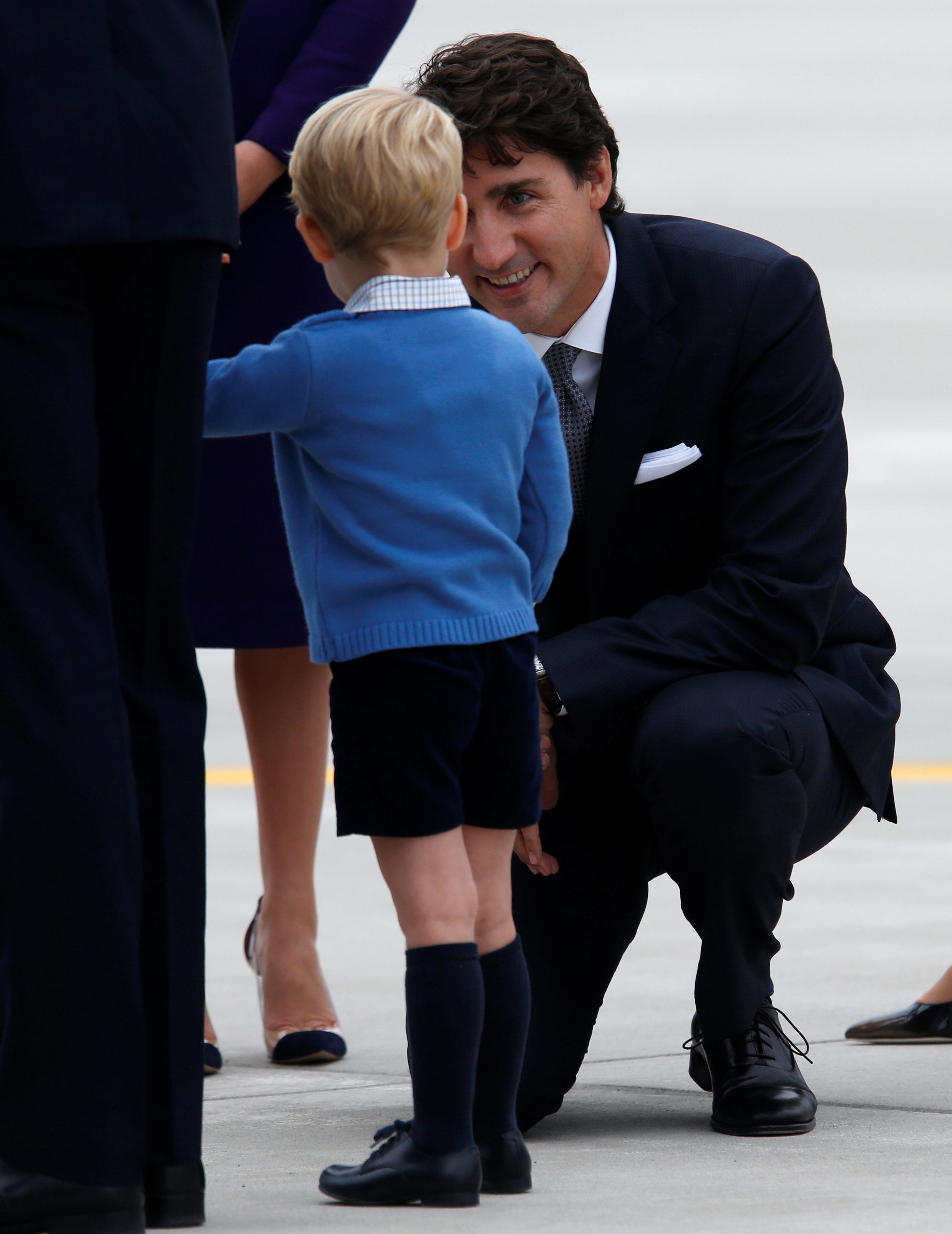 Princ George i Justin Trudeau