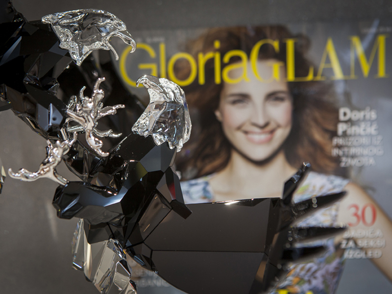 Promocija nove Glorije Glam ispred ducana Swarovski u splitskom City One centru                                                                                                       snimio Sasa Buric 150616