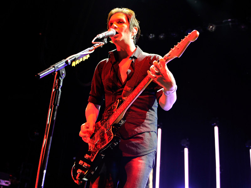 Placebo performs during Sundance London at Indigo2 at O2 Arena on April 28, 2012 in London, England.
