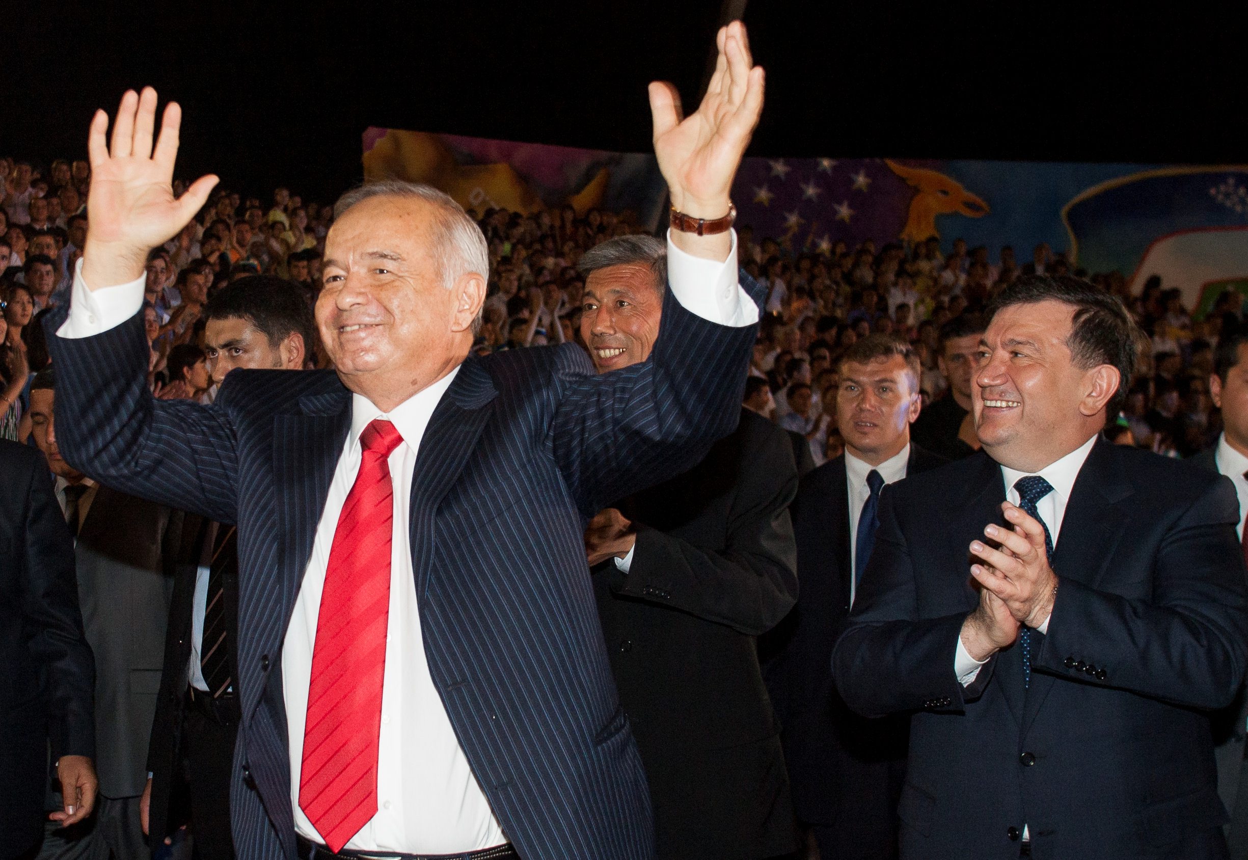 Islam Karimov (lijevo) i Šavkat Mirzijojev (desno)