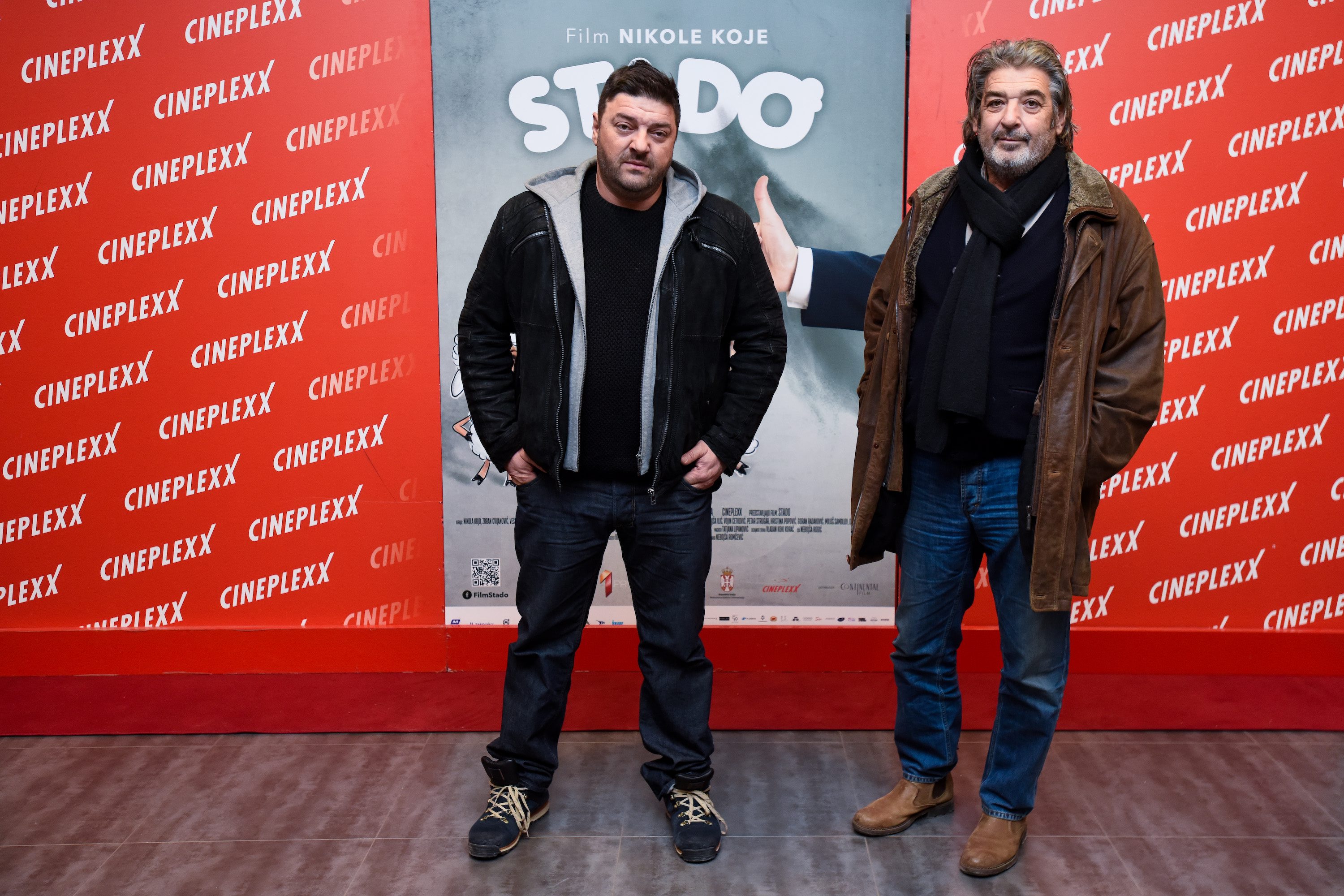 U punoj dvorani kina Cineplexx održana je premijera filma Stado čiju režiju potpisuje Nikola Kojo. Na fotografiji: Goran Navojec