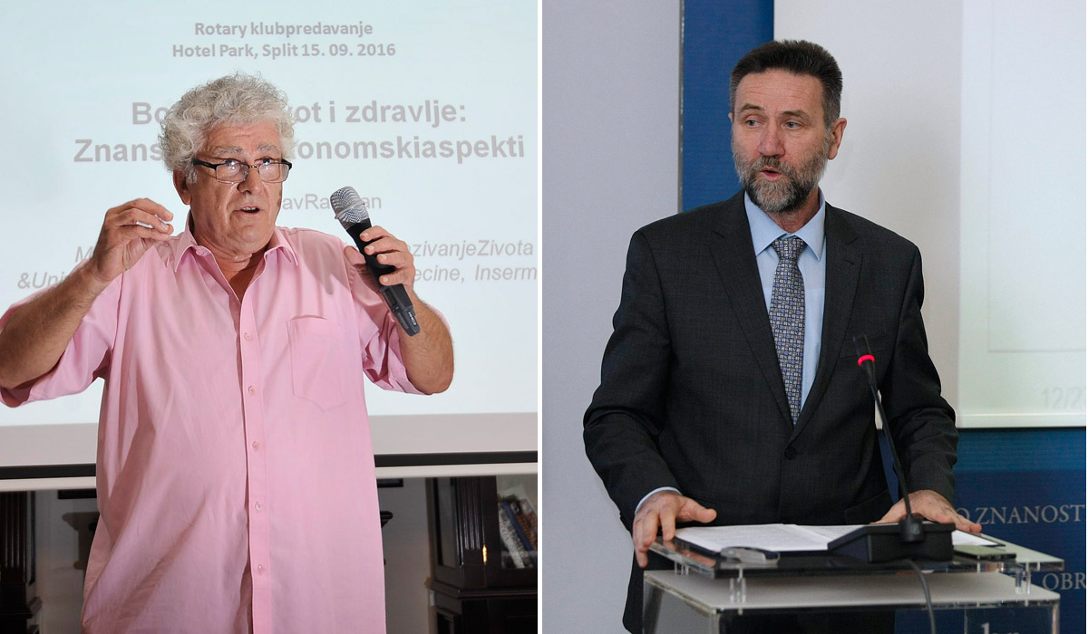 Miroslav Radman i ministar Barišić