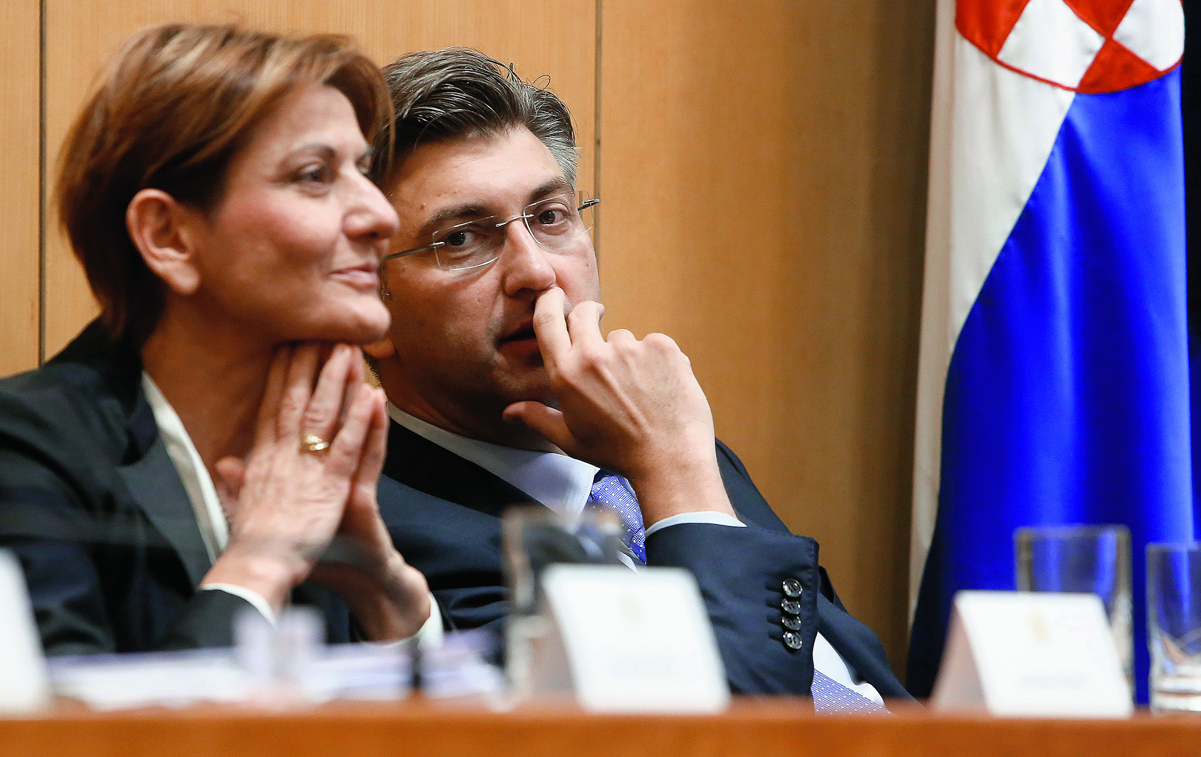 Martina Dalić i Andrej Plenković