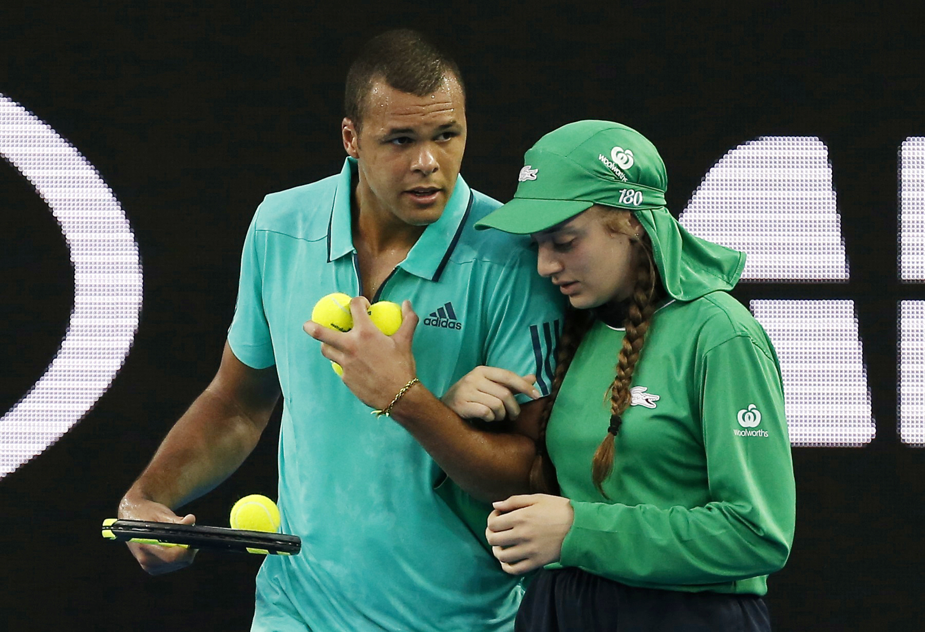 Jo-Wilfried Tsonga pomaže Giuliani prošle godine