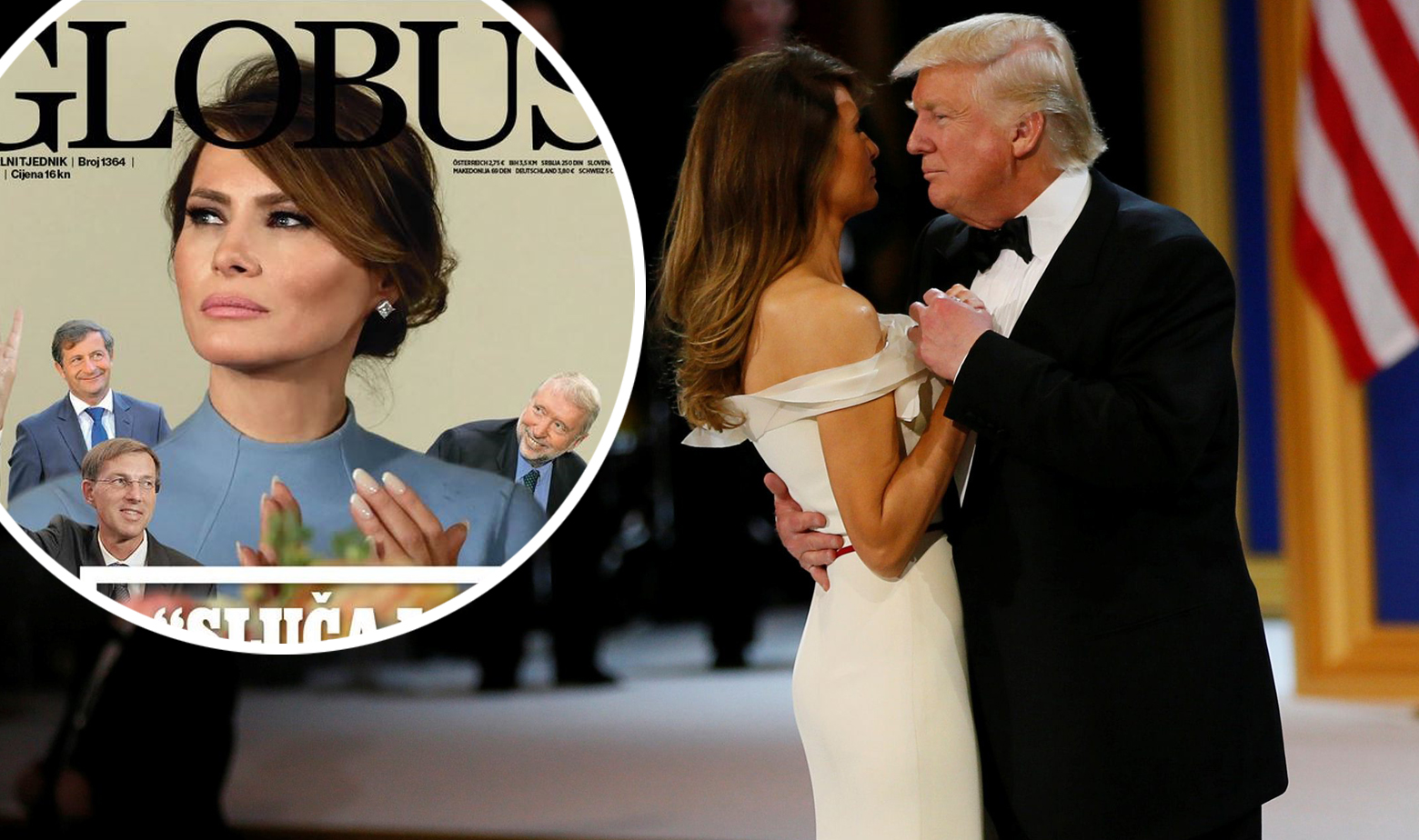 Melania Trump Globus