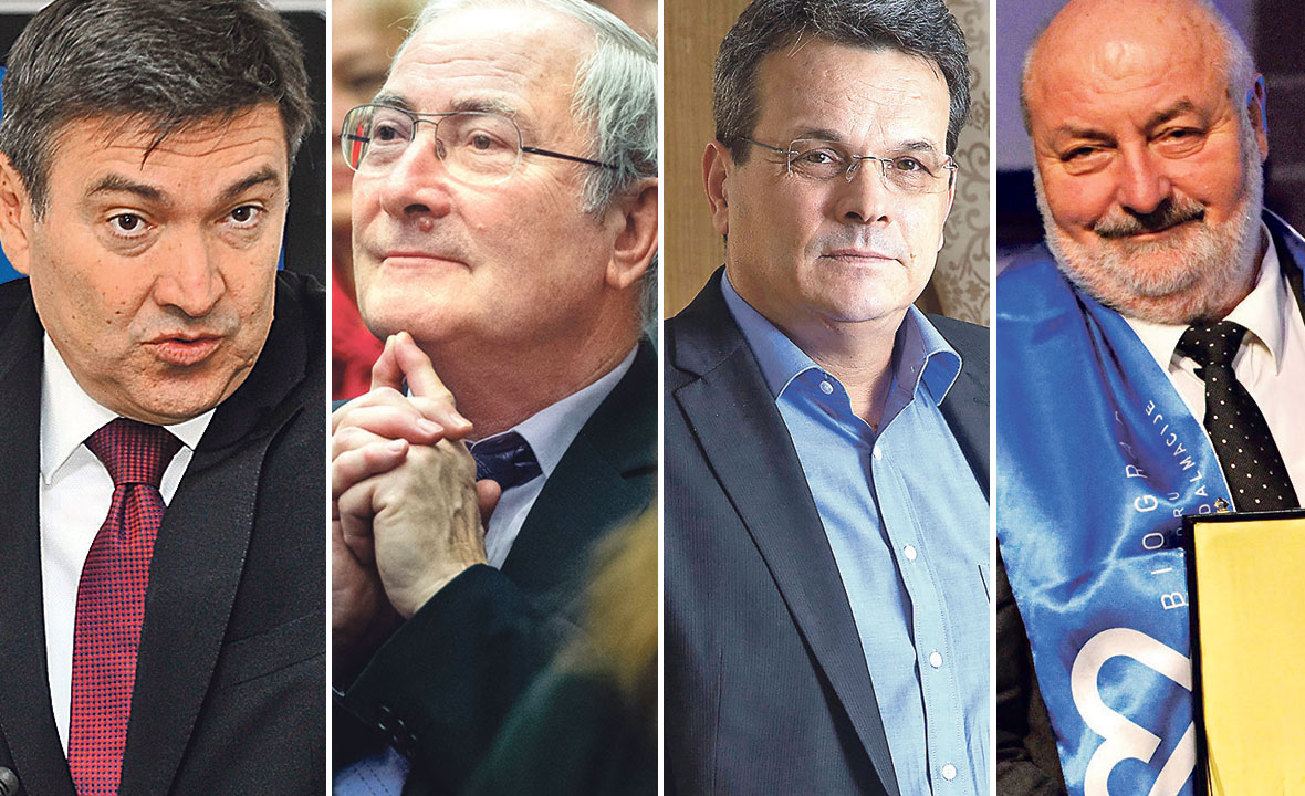 Vedran Mornar, Ivica Kostović, Pero Lučin i Slobodan Uzelac