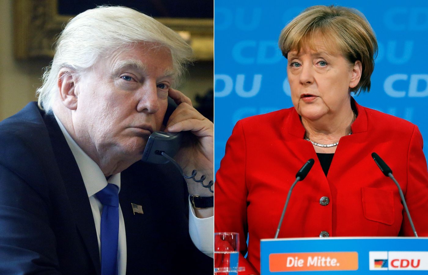 trump-merkel