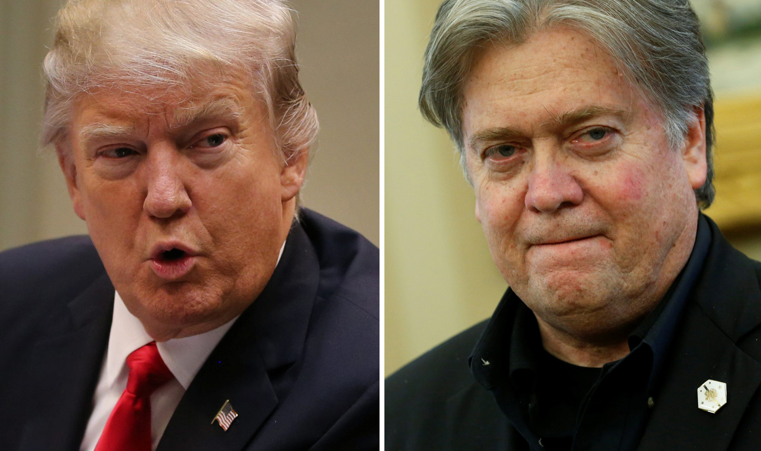 Donald Trump i Steve Bannon 
