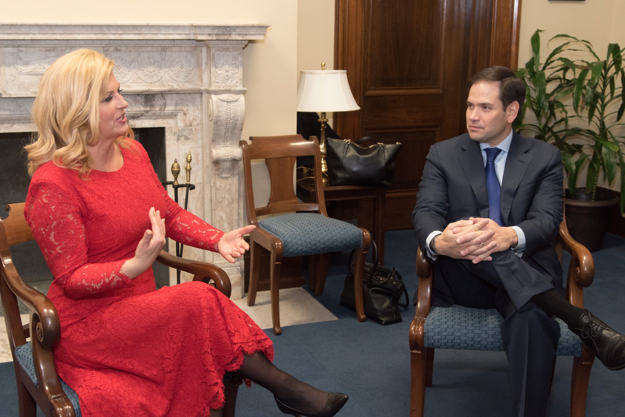 Predsjednica Kolinda Grabar-Kitarović i senator Marco Rubio