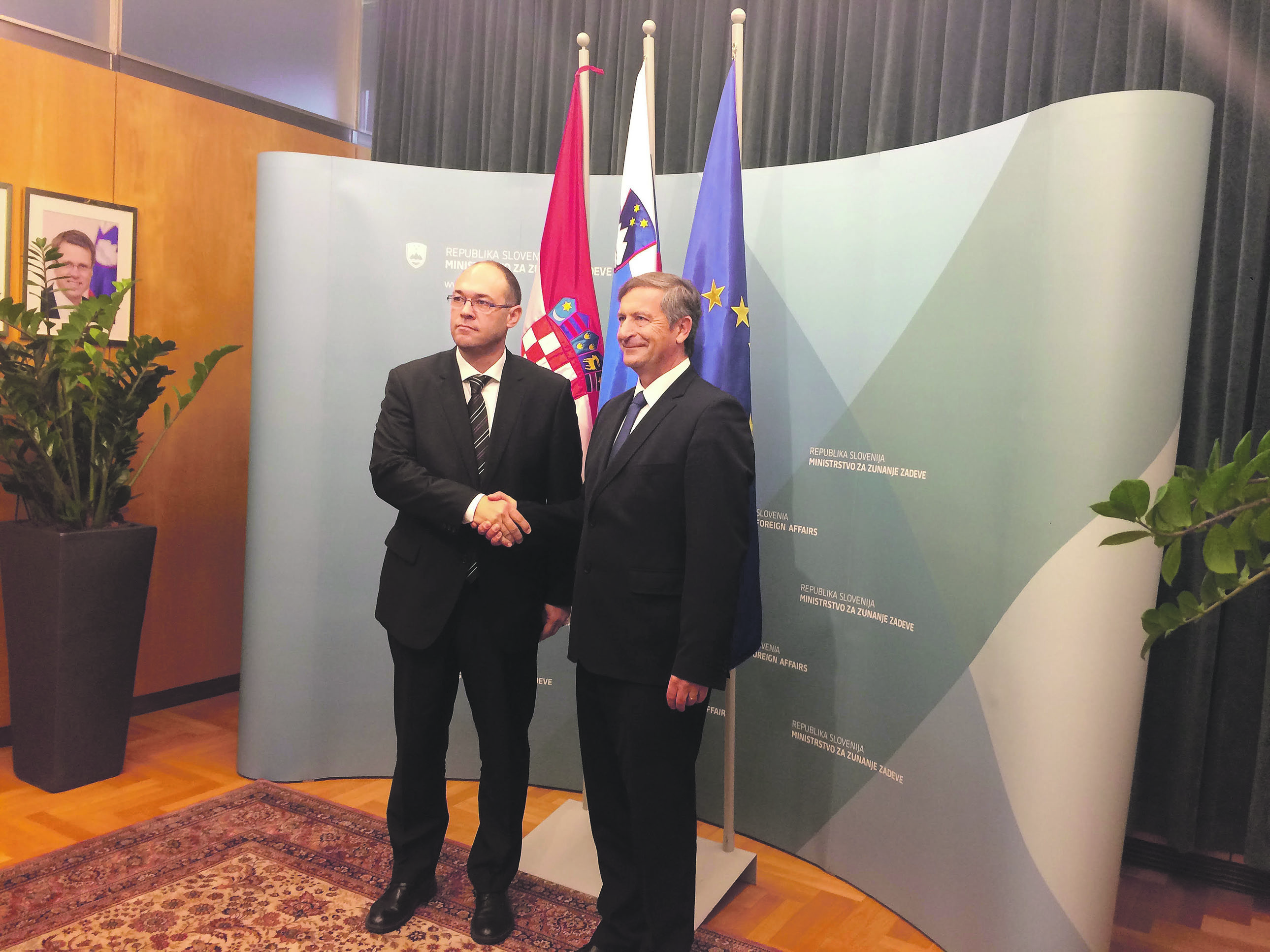 Davor Ivo Stier i Karl Erjavec