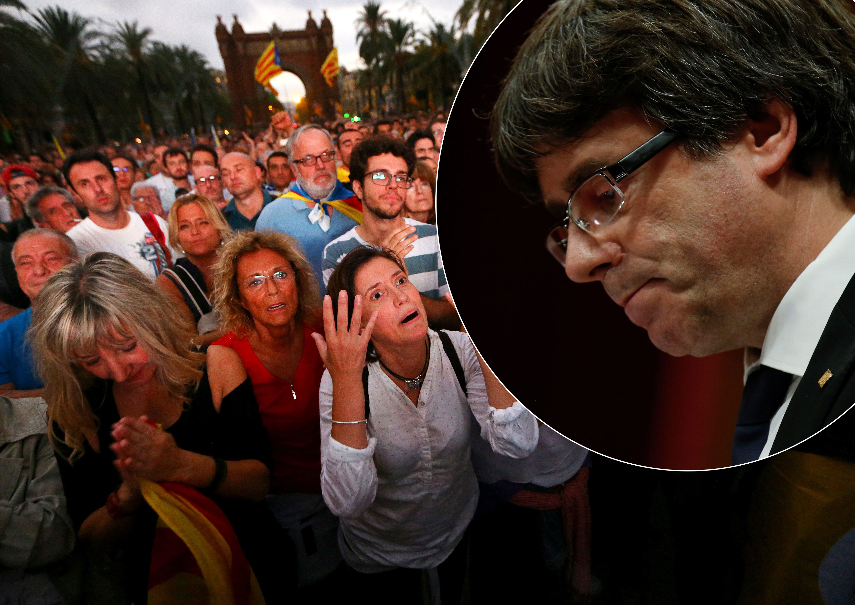 u krugu: Carles Puigdemont