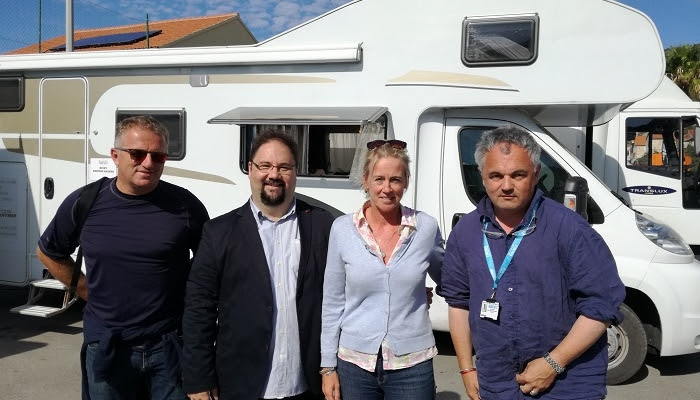 Ravnatelj HAVC-a Daniel Rafaelić posjetio snimanje