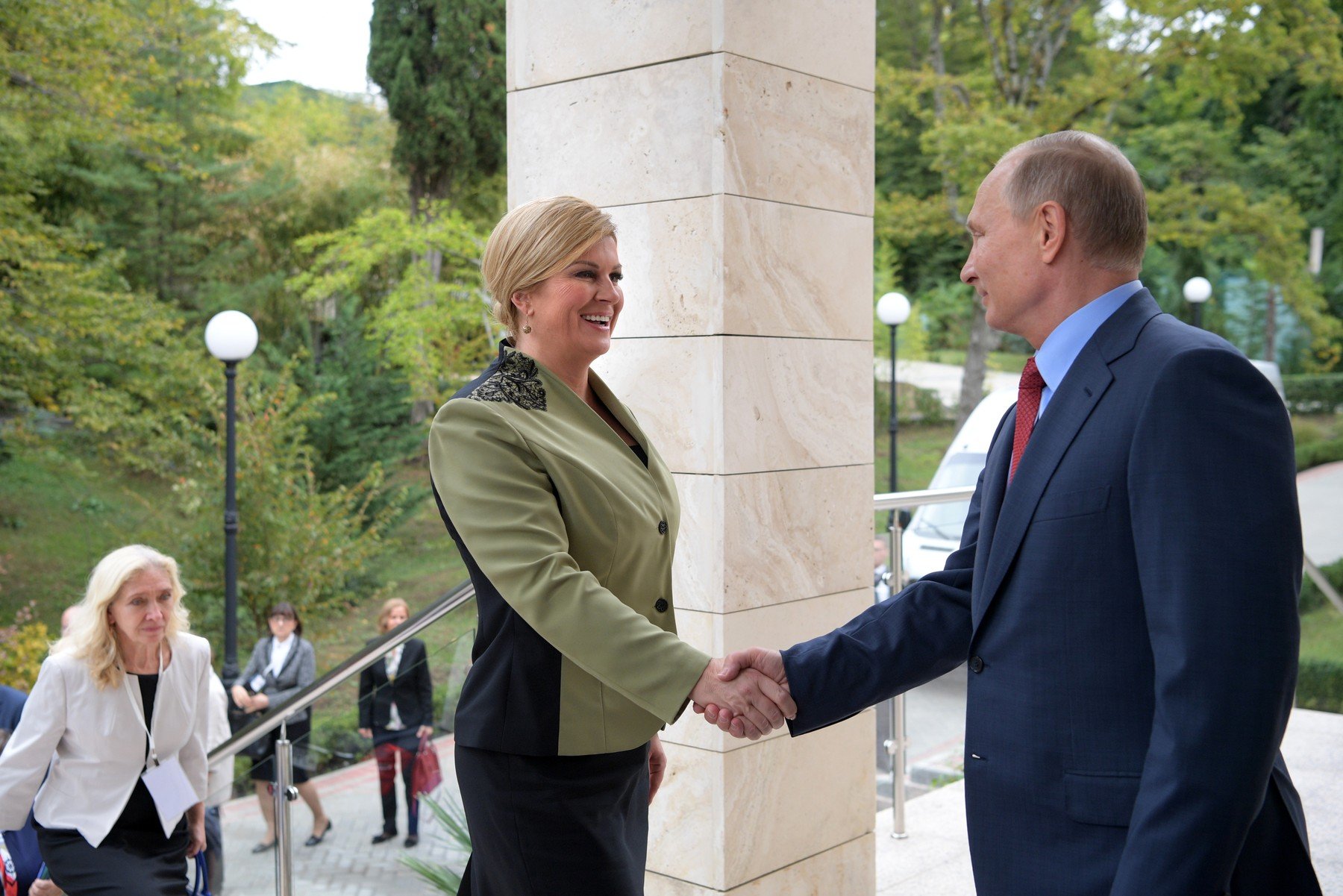 Kolinda Grabar Kitarović i Vladimir Putin