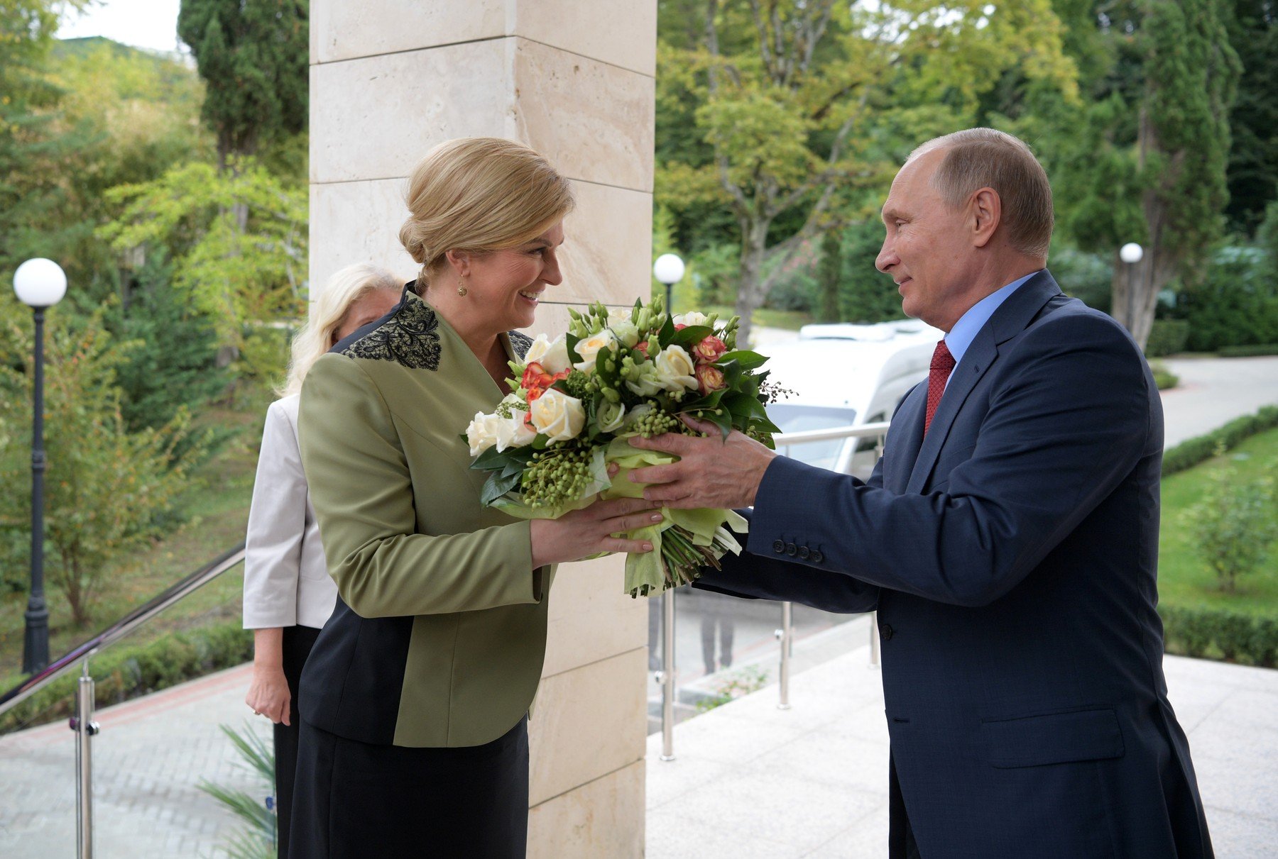 Kolinda Grabar Kitarović i Vladimir Putin