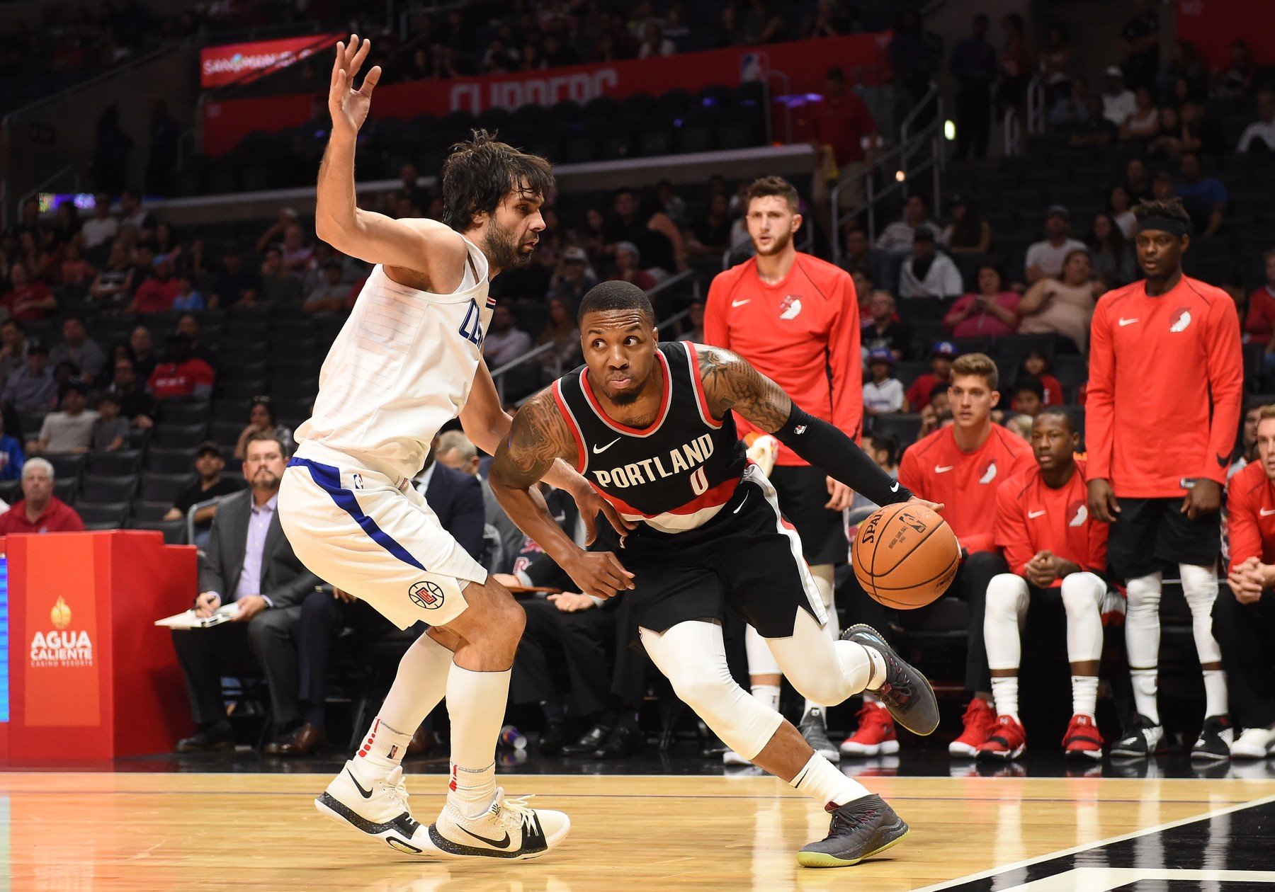 Miloš Teodosić i Damian Lillard