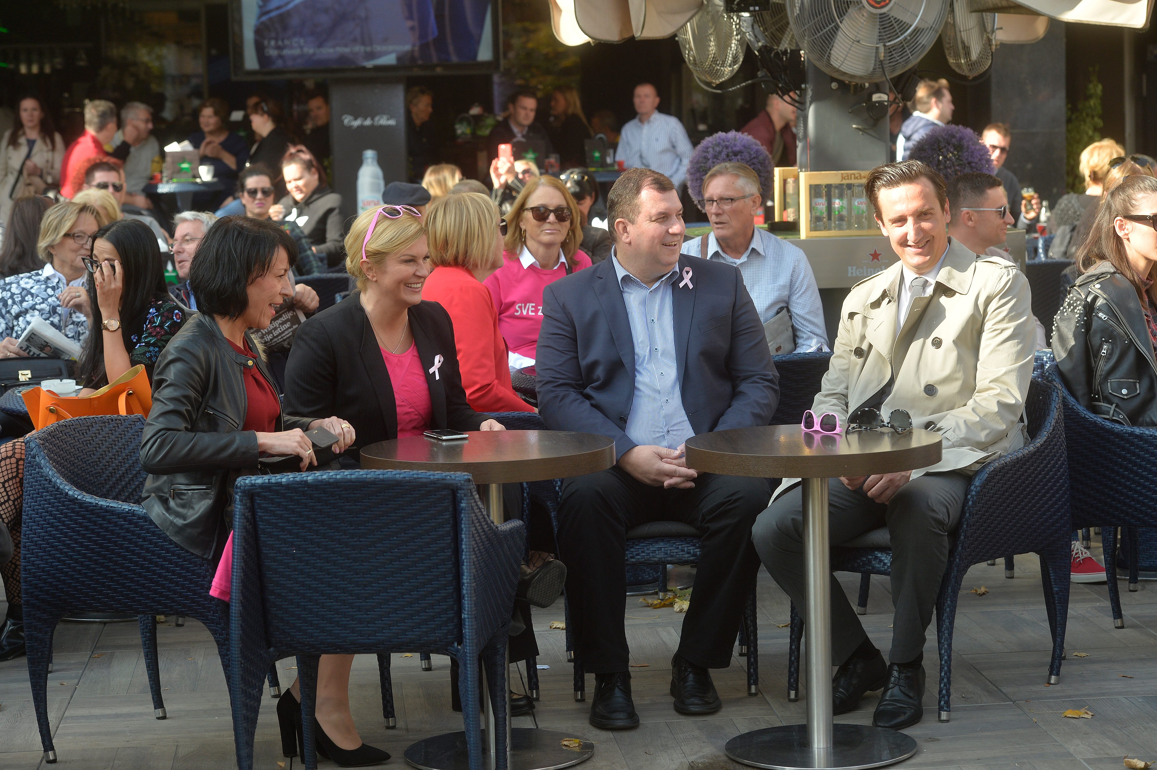 Na fotografiji: Predsjednica Kolinda Grabar Kitarović popila je kavu s mužem